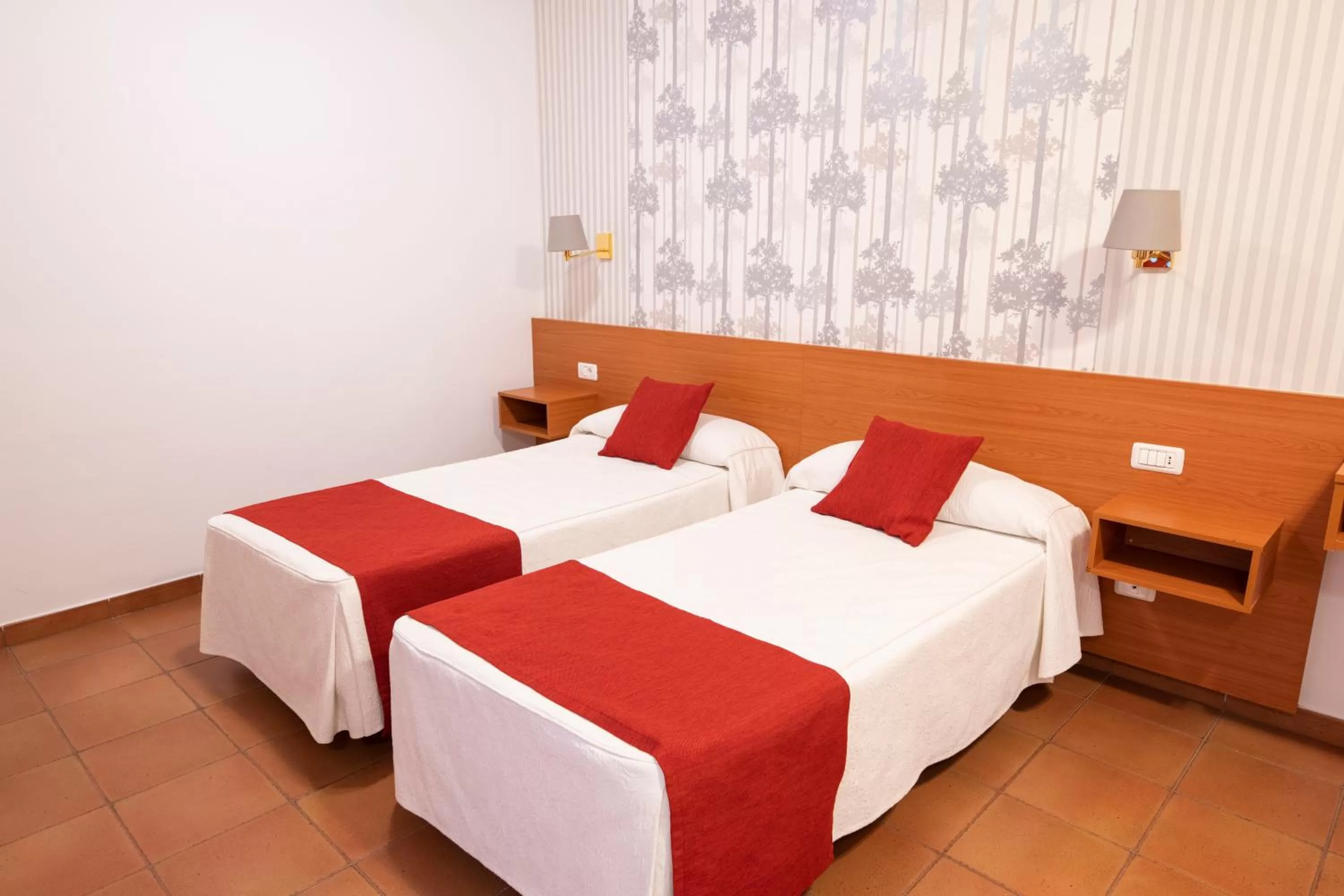 Bed in Hotel Apartamentos Villa Gomera