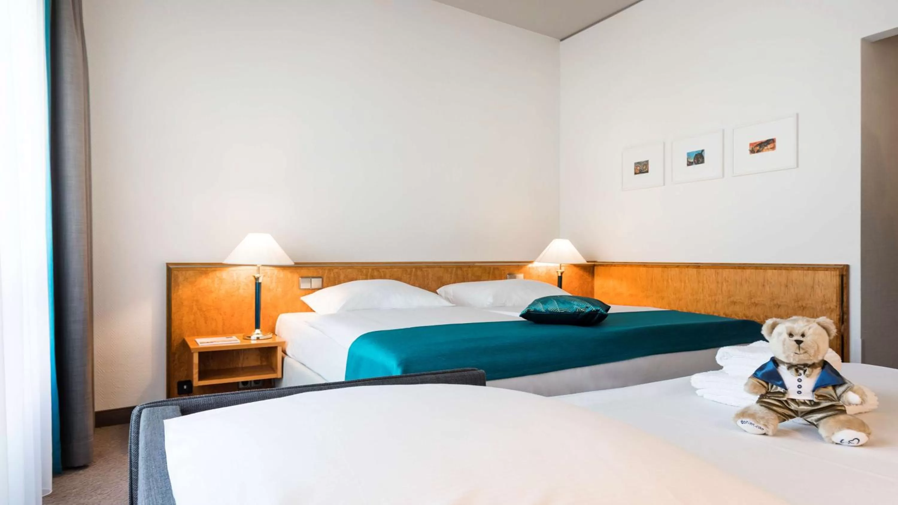 Bedroom, Bed in Dorint Hotel Dresden