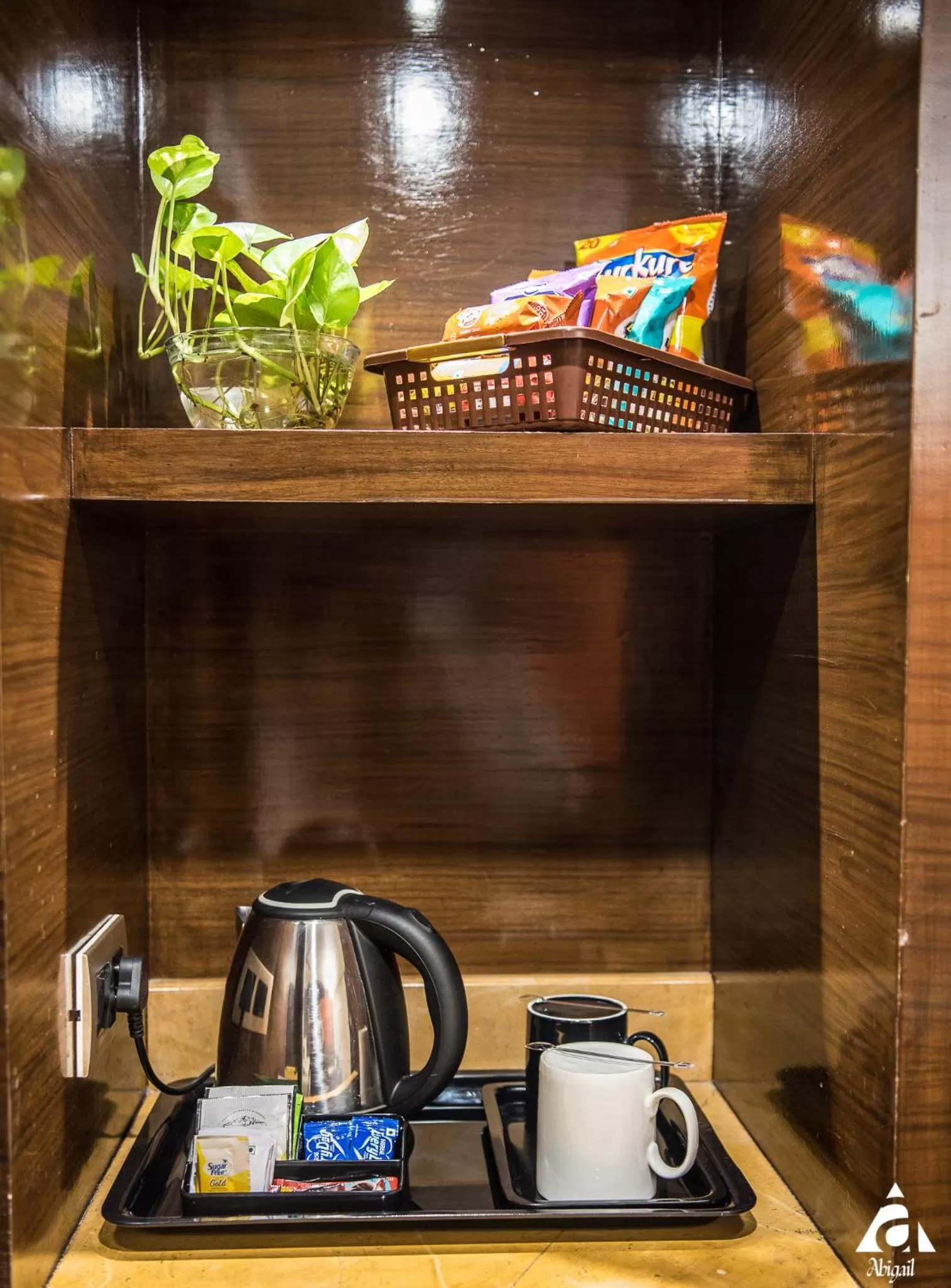Coffee/tea facilities in Hotel Abigail Goradia's