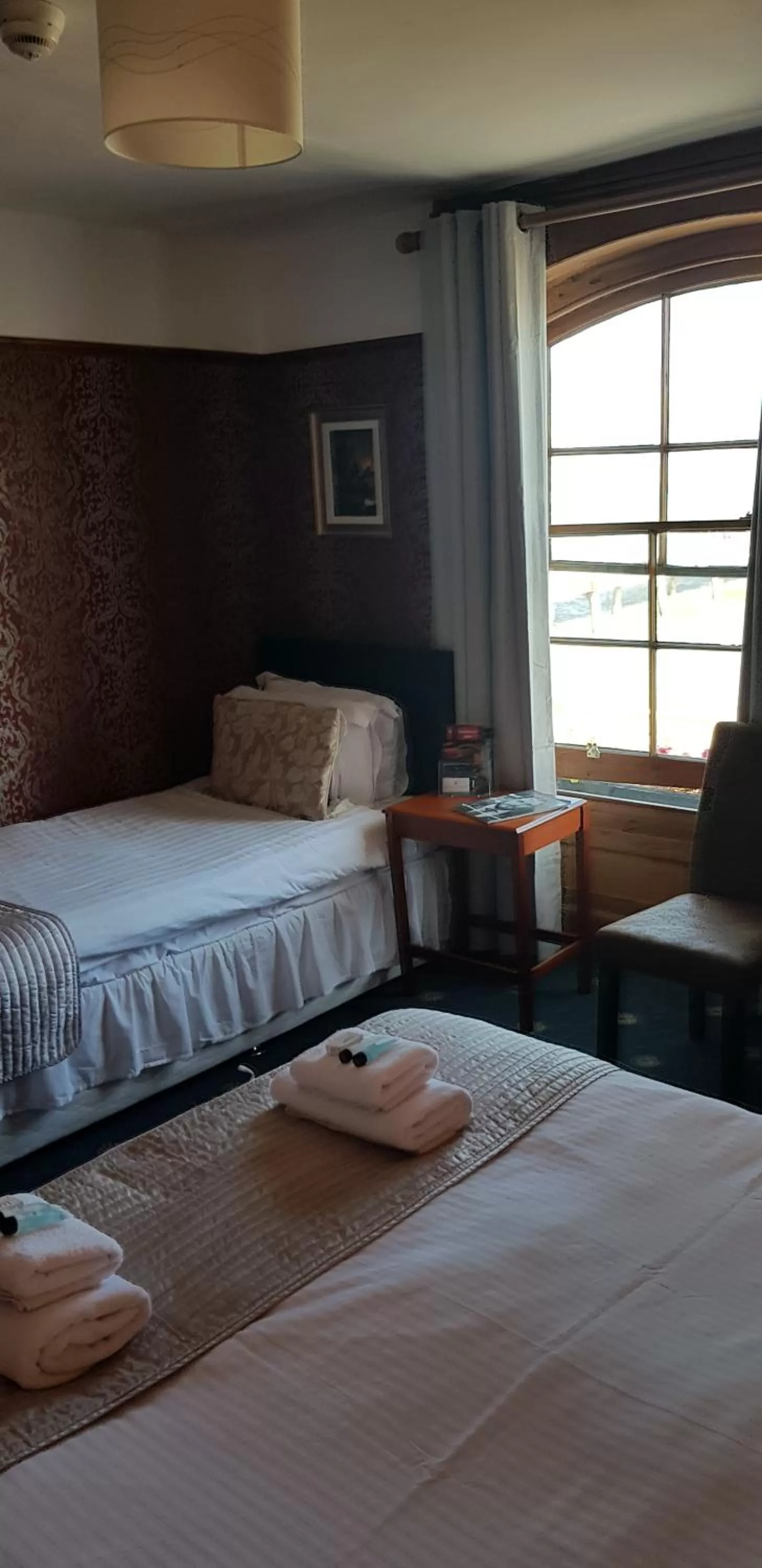 Bed in Waterfront Hotel