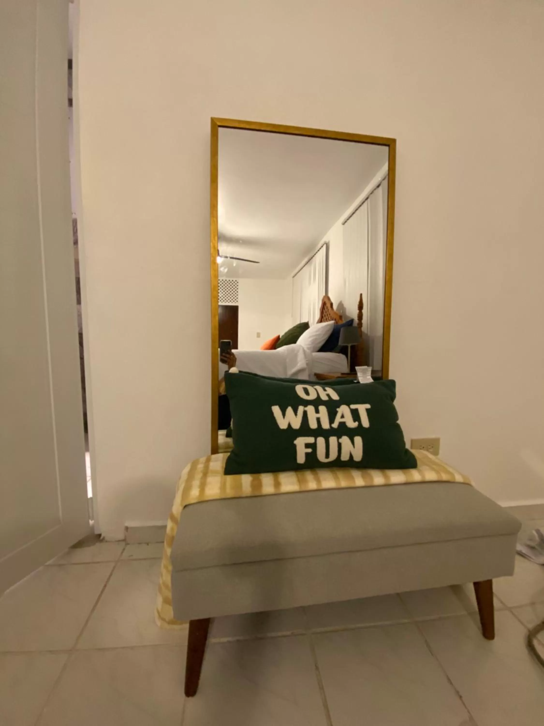 Bed in El Flamingo Beach Club