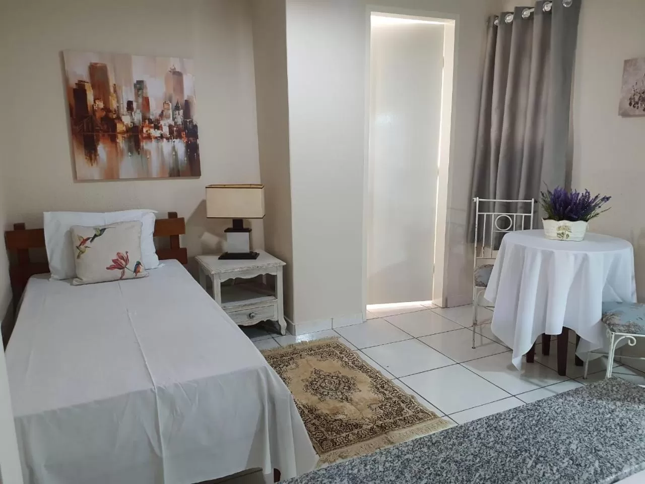 Bed in Pousada Dois Rios