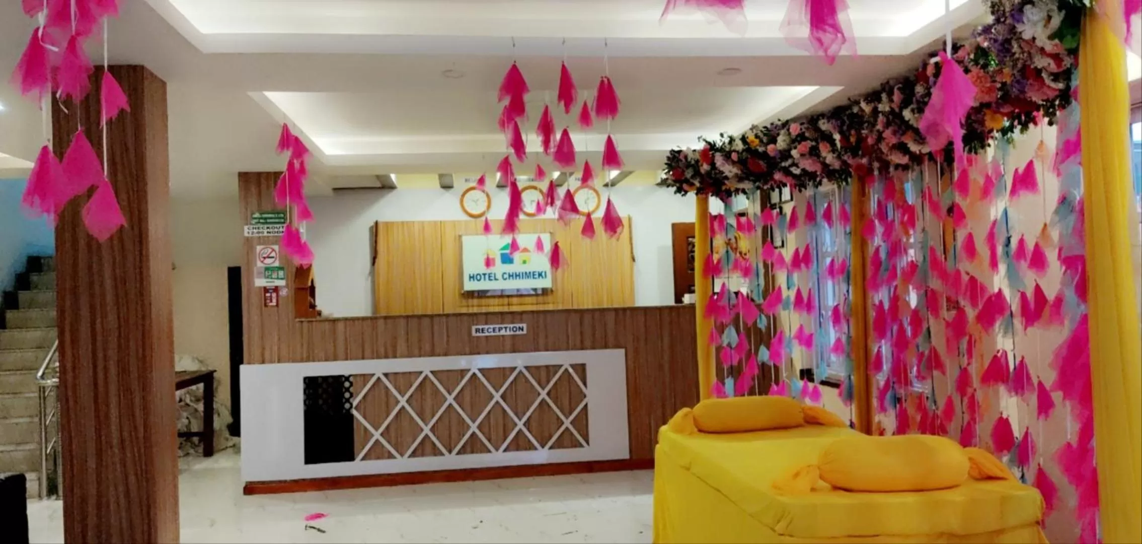 Lobby or reception in Hotel Chhimeki