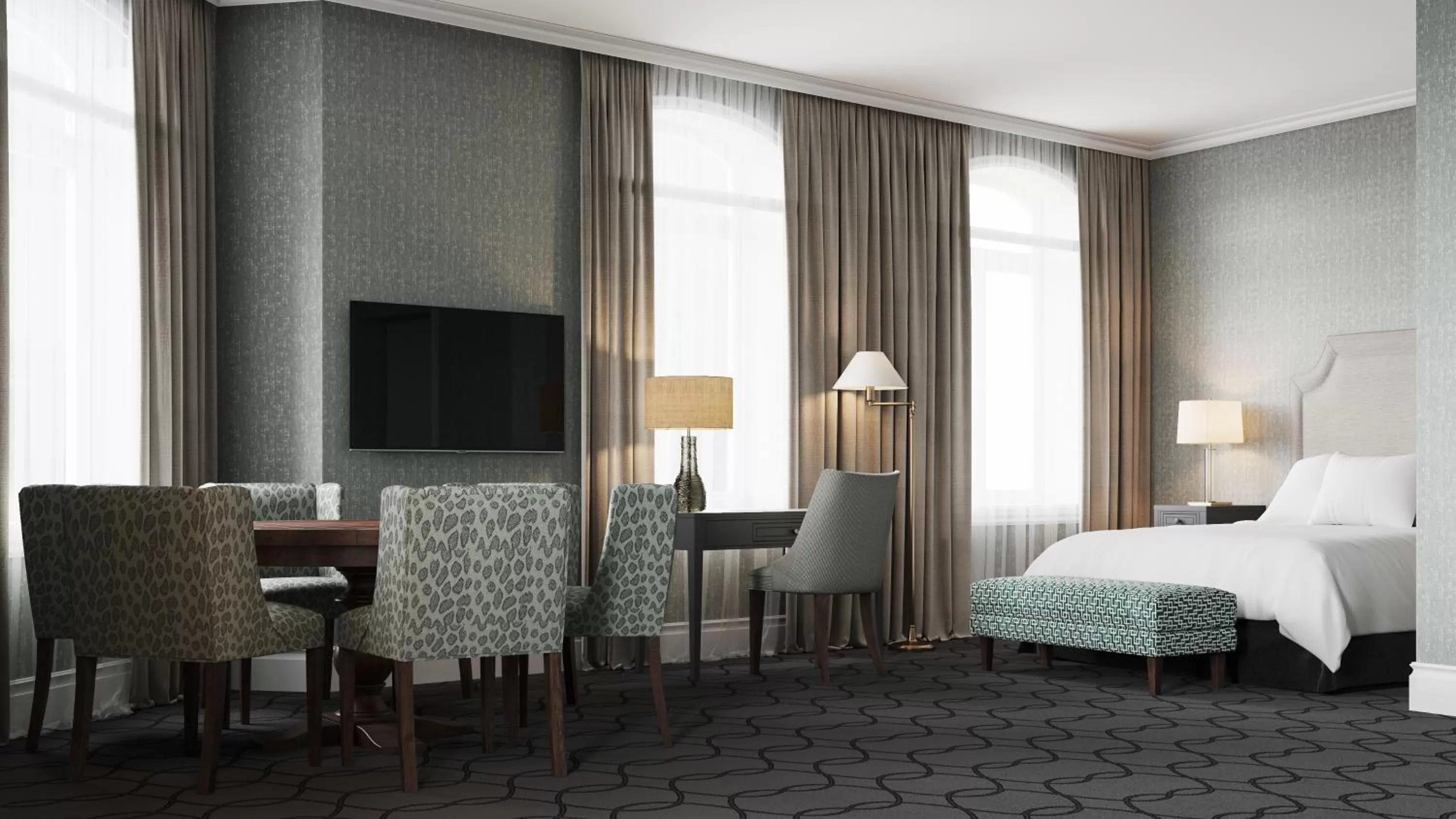 Bed in Hotel Victoria