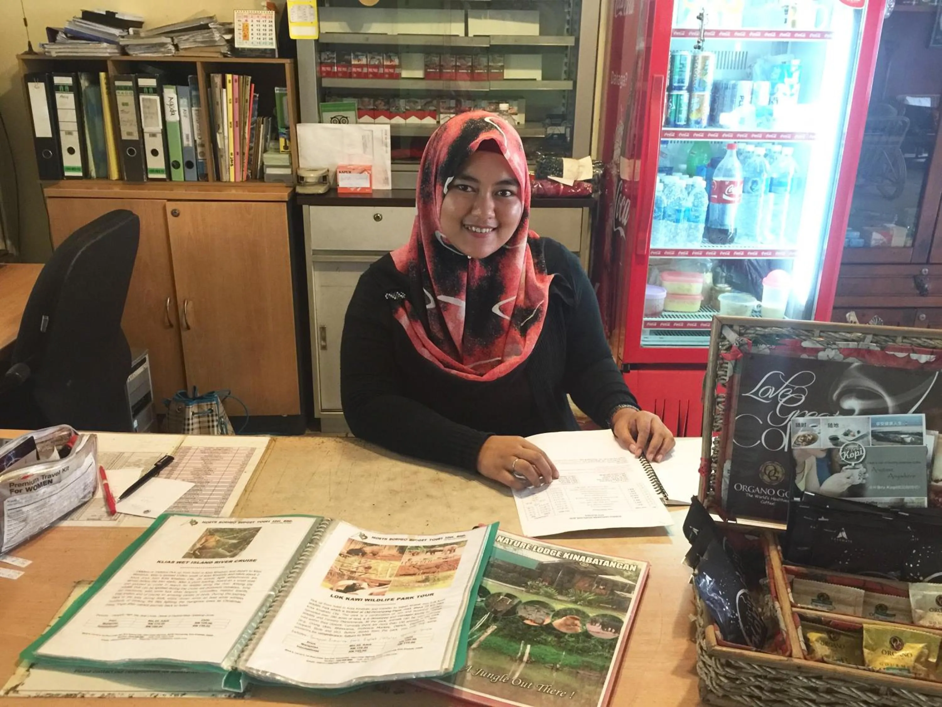 Lobby or reception in Akinabalu Youth Hostel