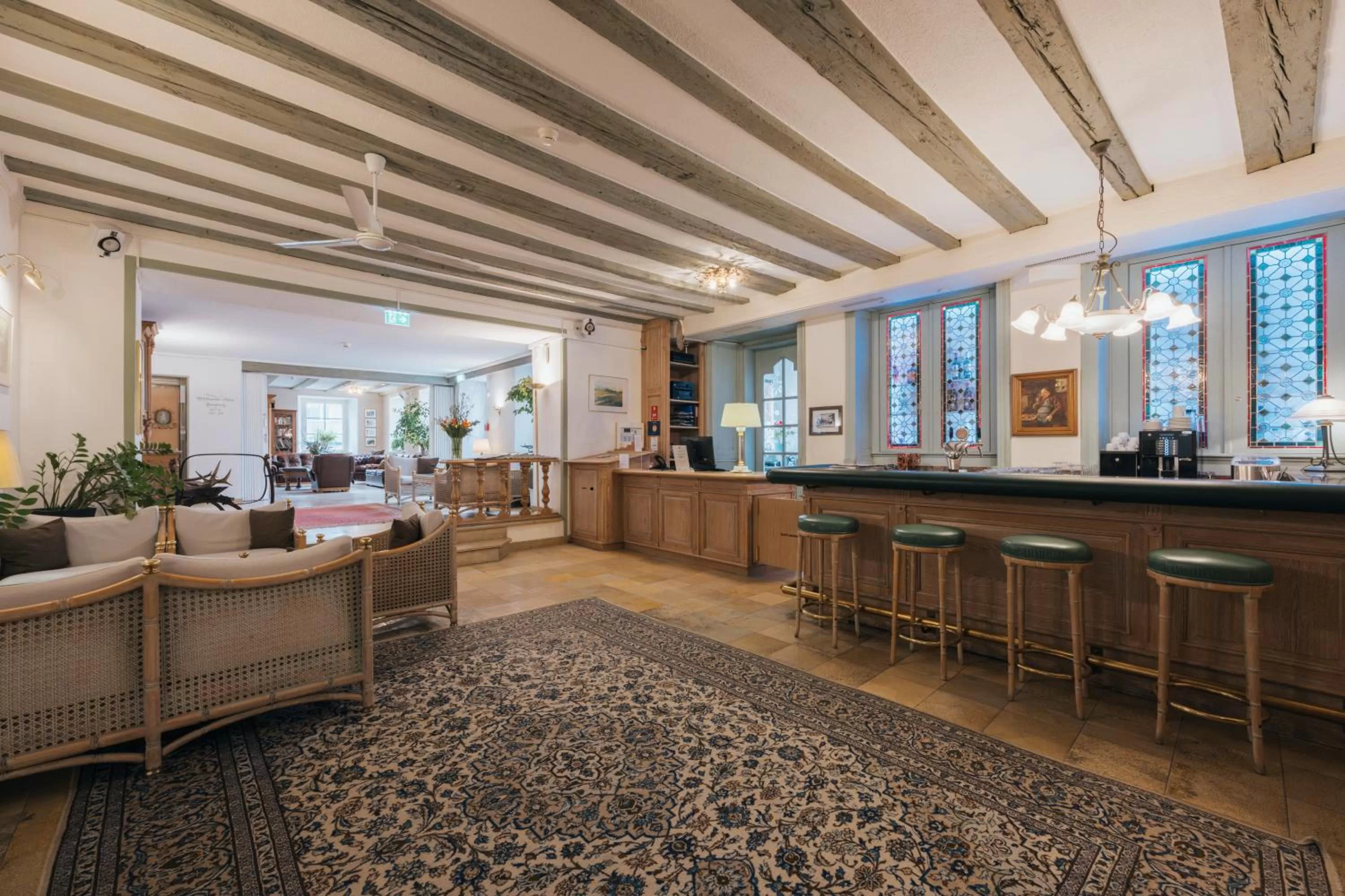 Lobby or reception in Hotel Bären