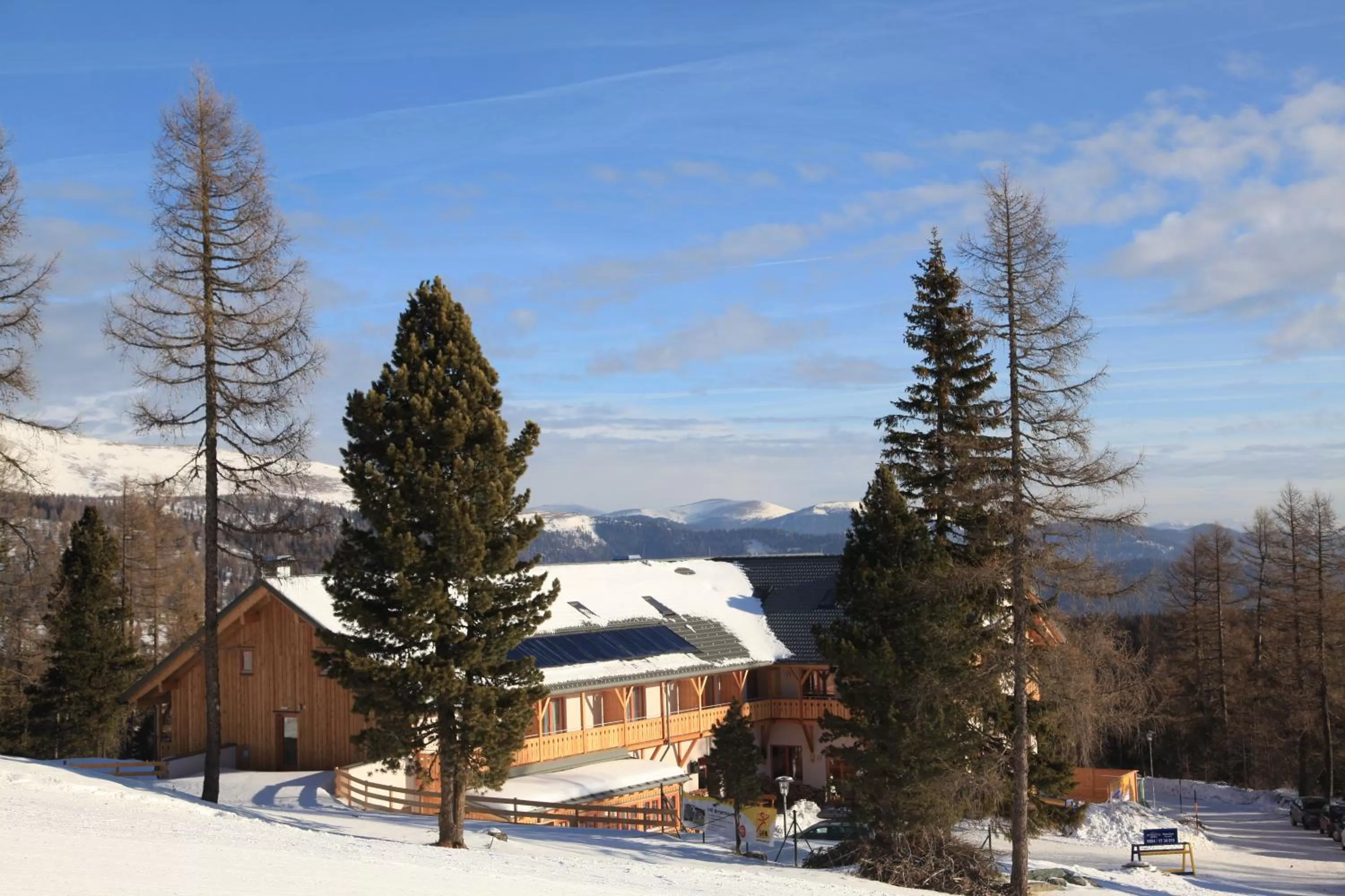 Property building, Winter in JUFA Hotel Nockberge