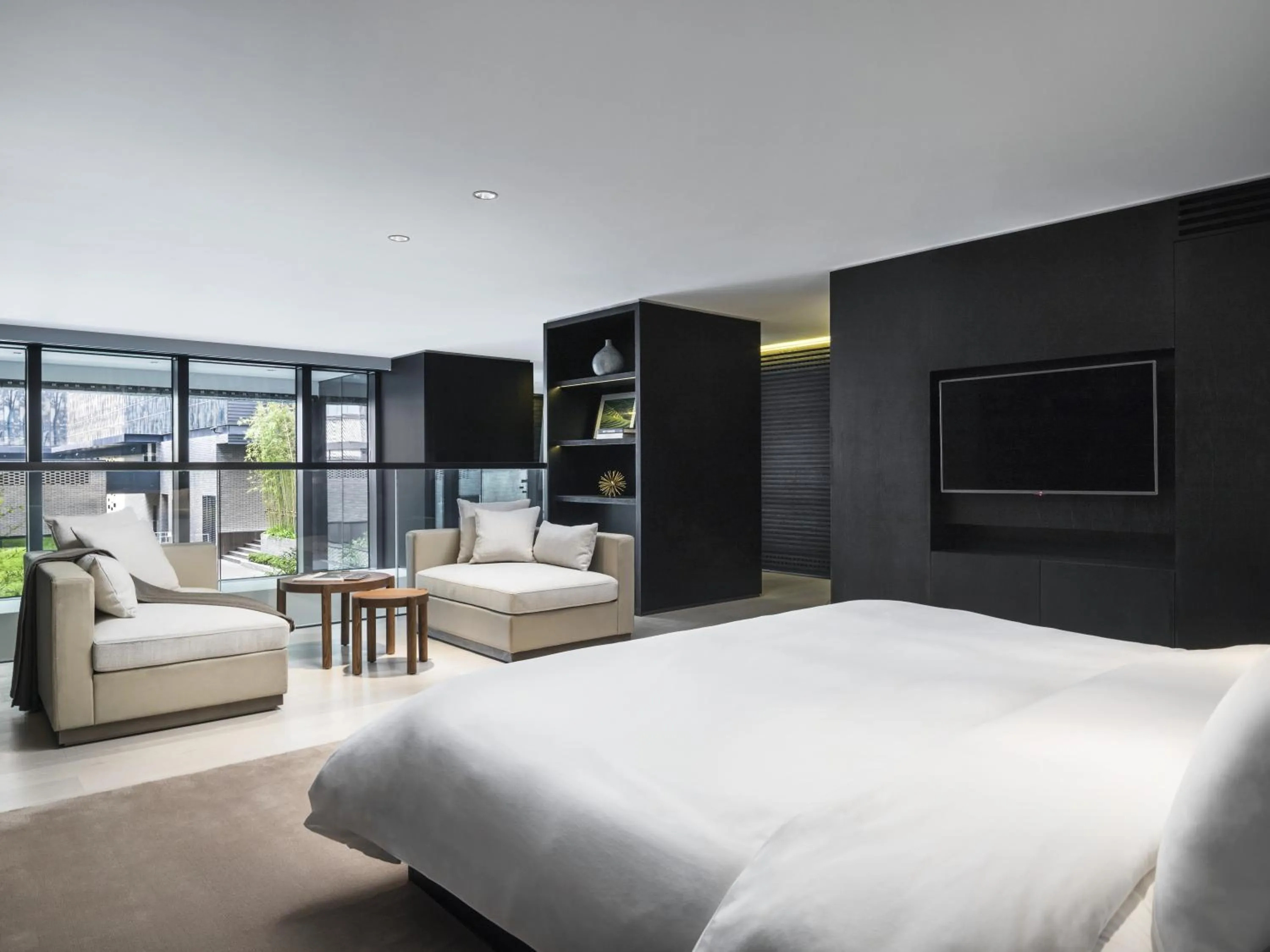 Bedroom, Bed in Upper House Chengdu