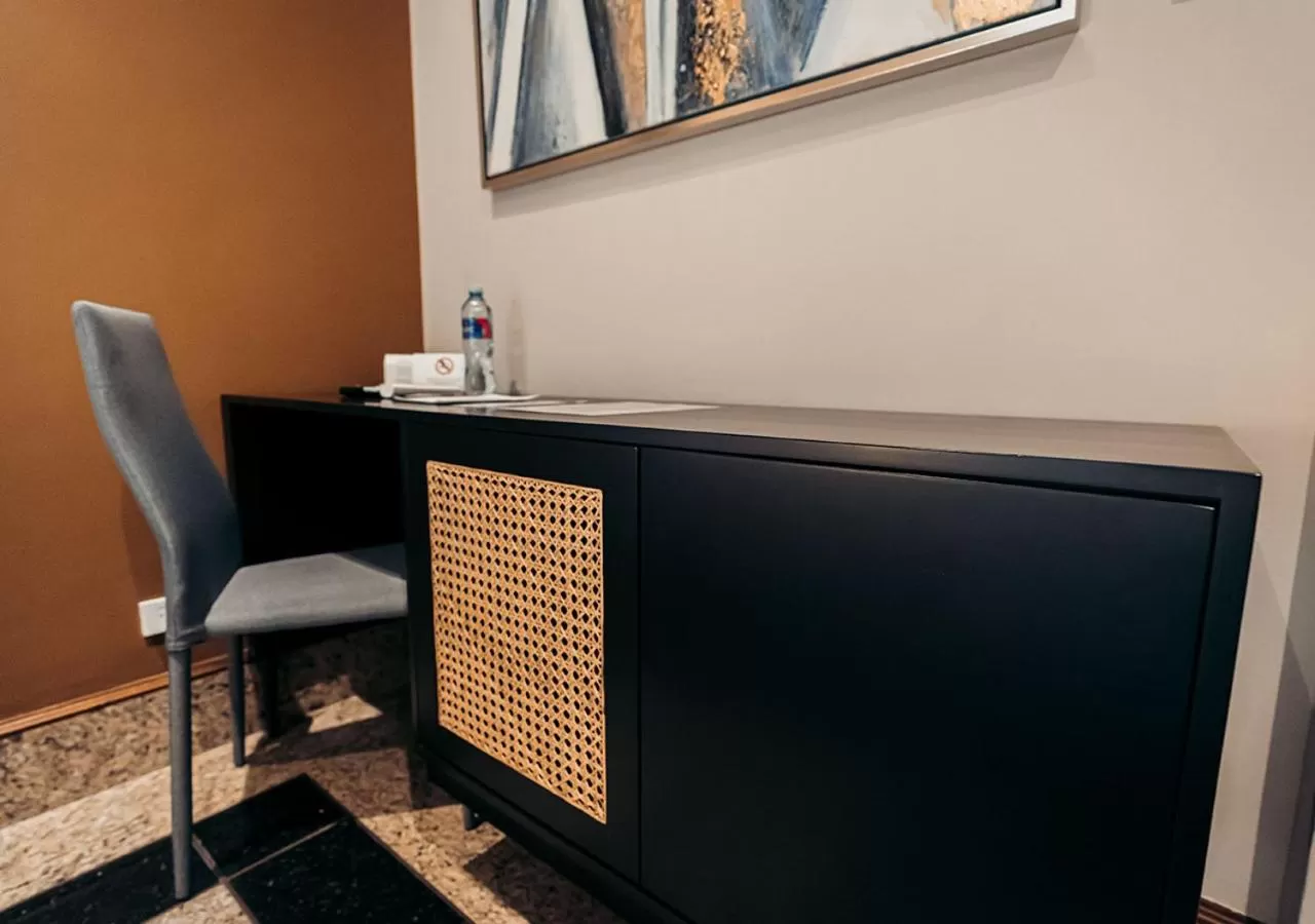 Seating area, TV/Entertainment Center in Luxva Hotel Boutique