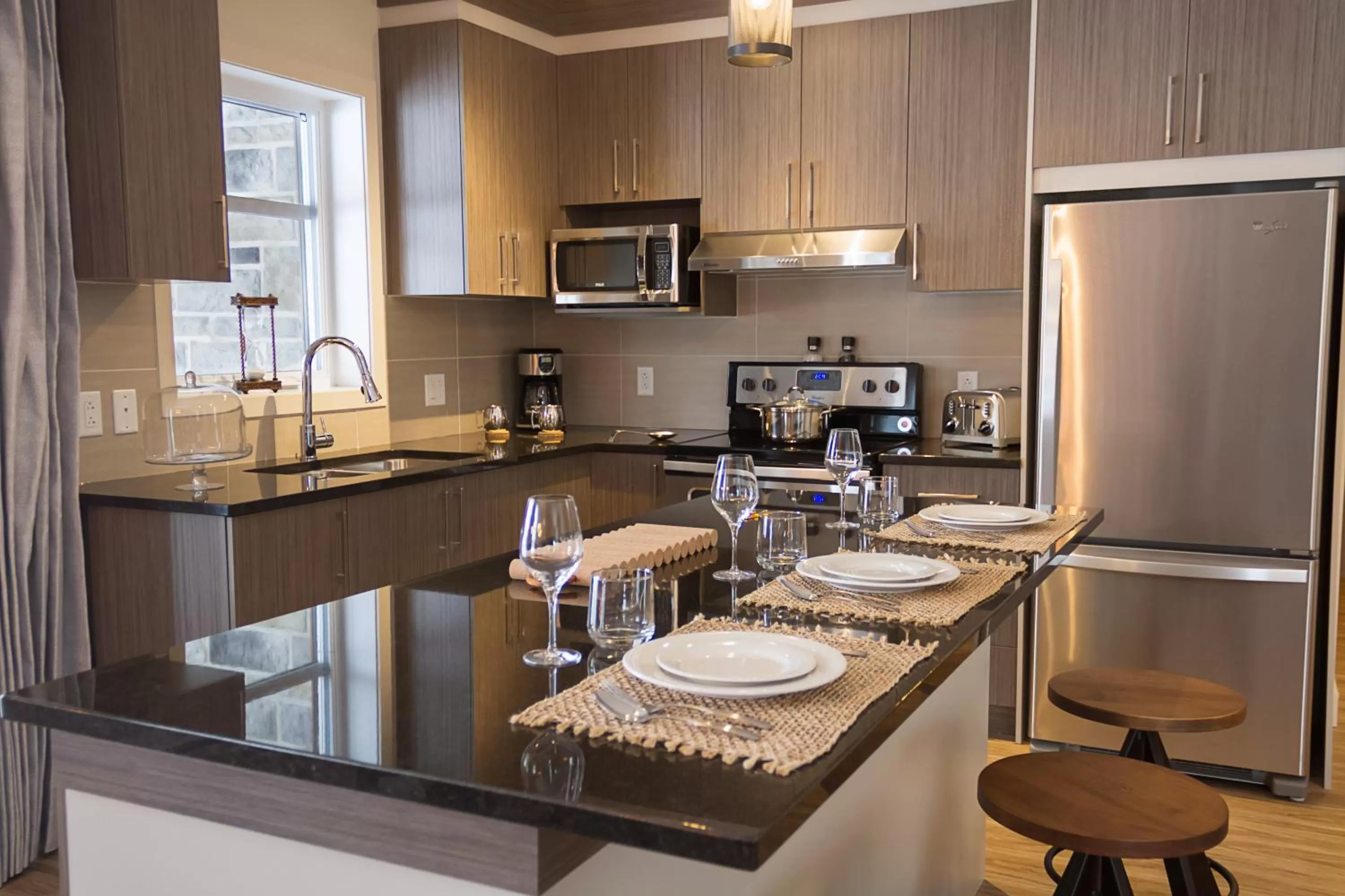 Kitchen or kitchenette in Le Viking Resort