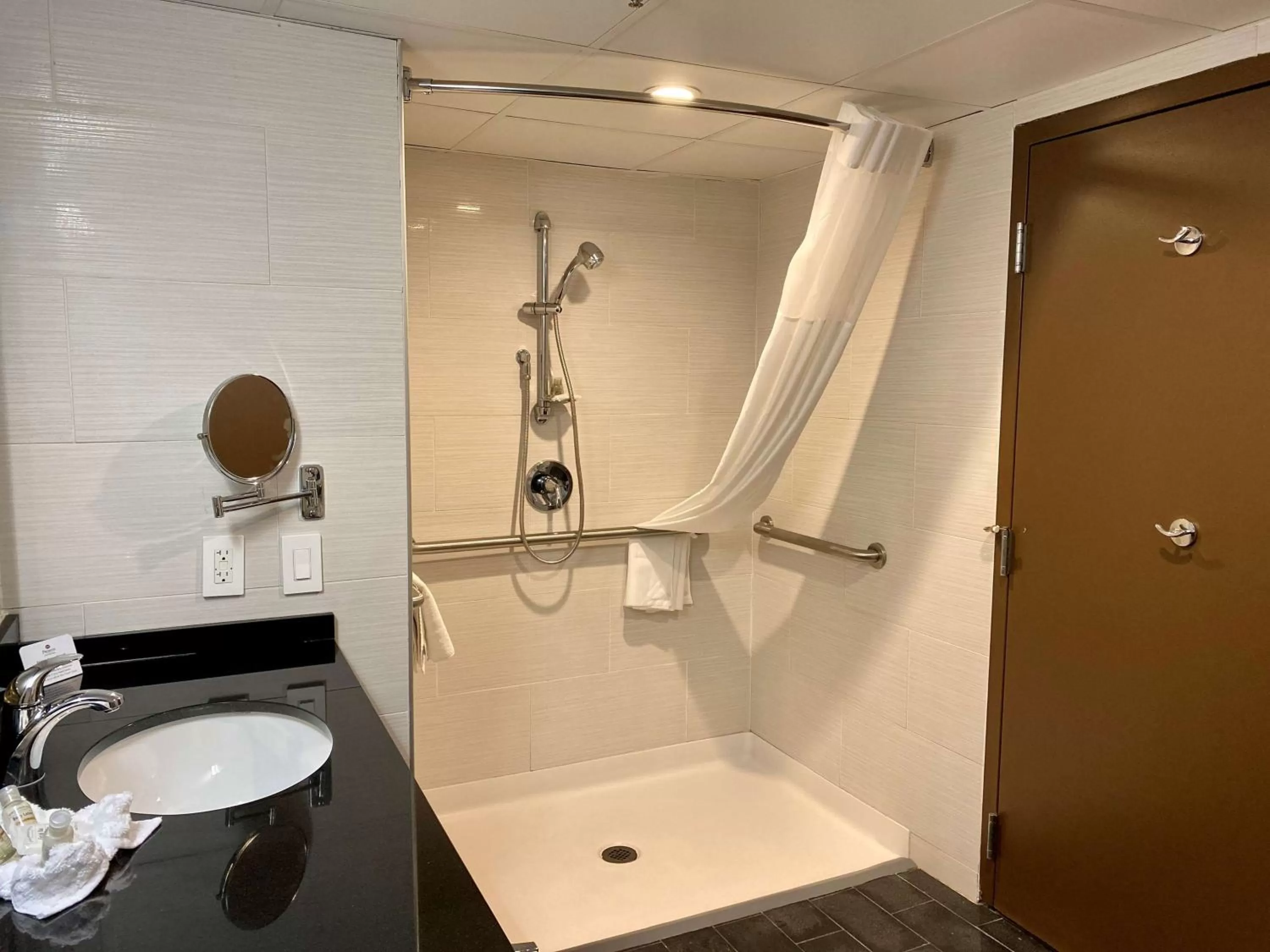 KING BED-ACCESSIBLE-ROLLIN SHOWER-NON SMOKING in Radisson Hotel Southfield-Detroit