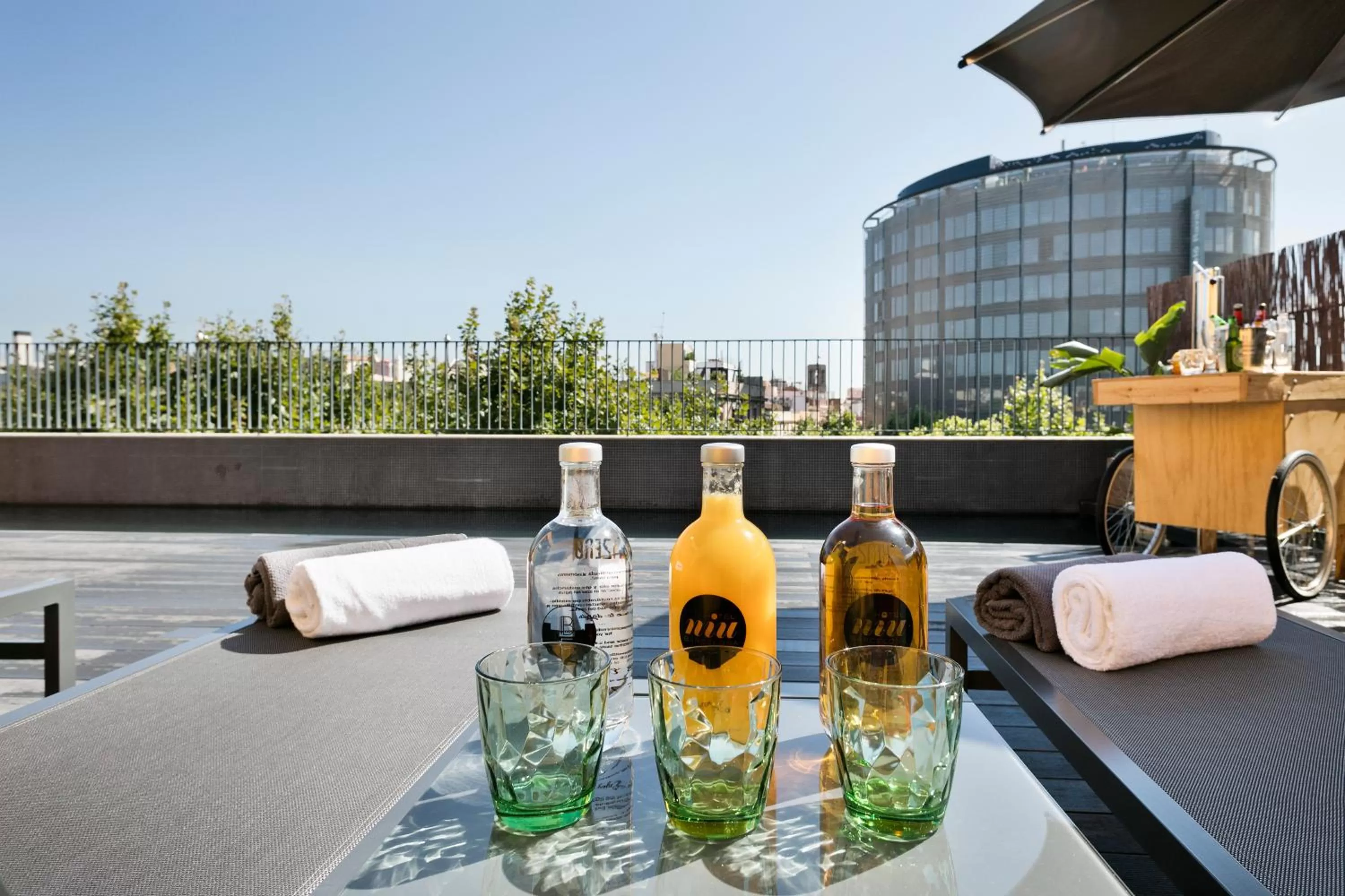 Balcony/Terrace in Niu Barcelona Hotel