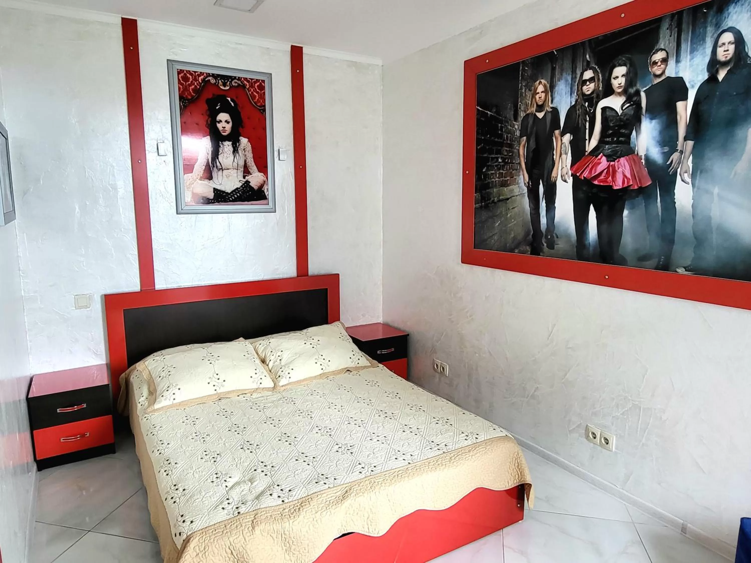 Bed in Rock Hotel First Line