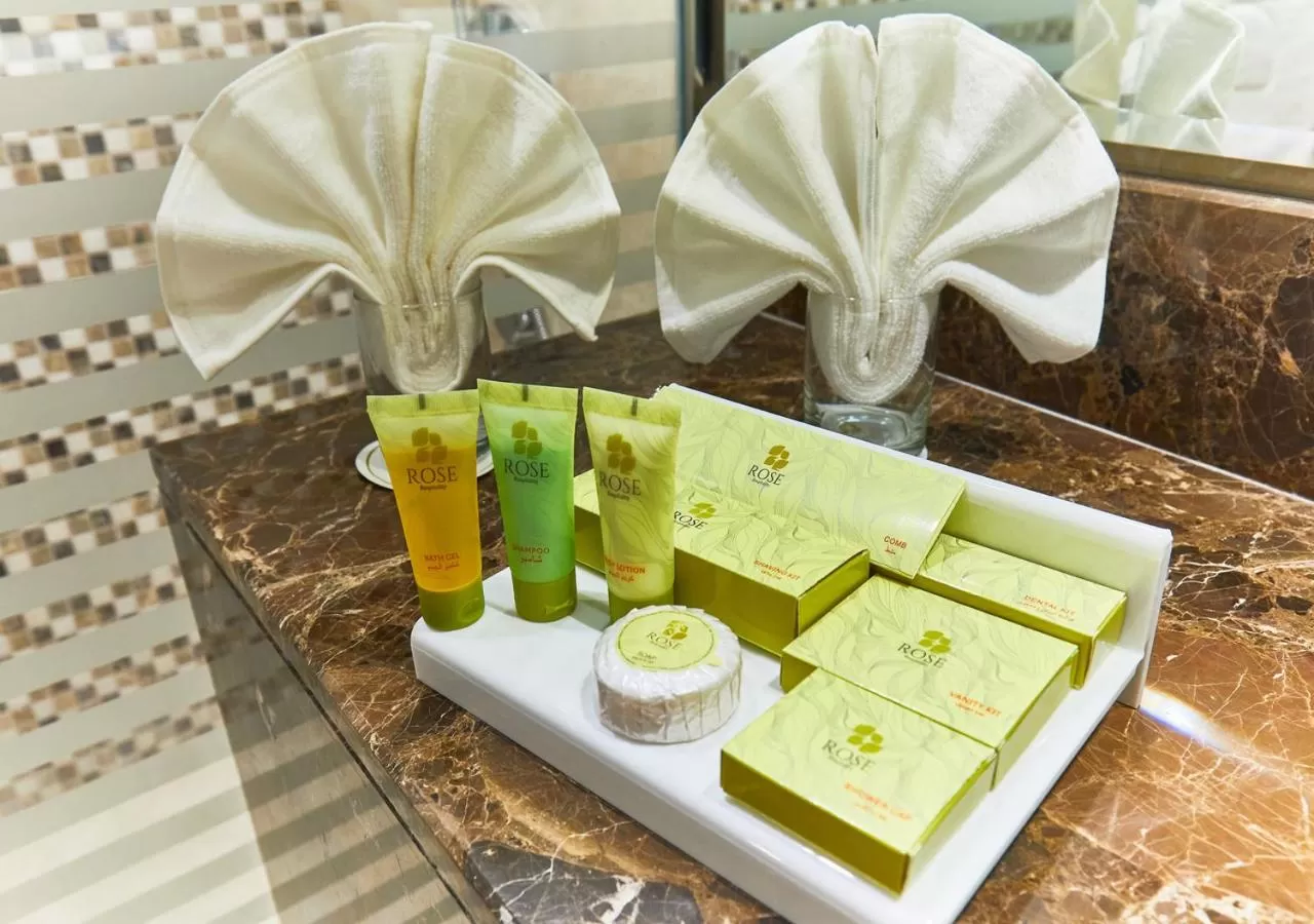 Bathroom in Rose Plaza Hotel Al Barsha
