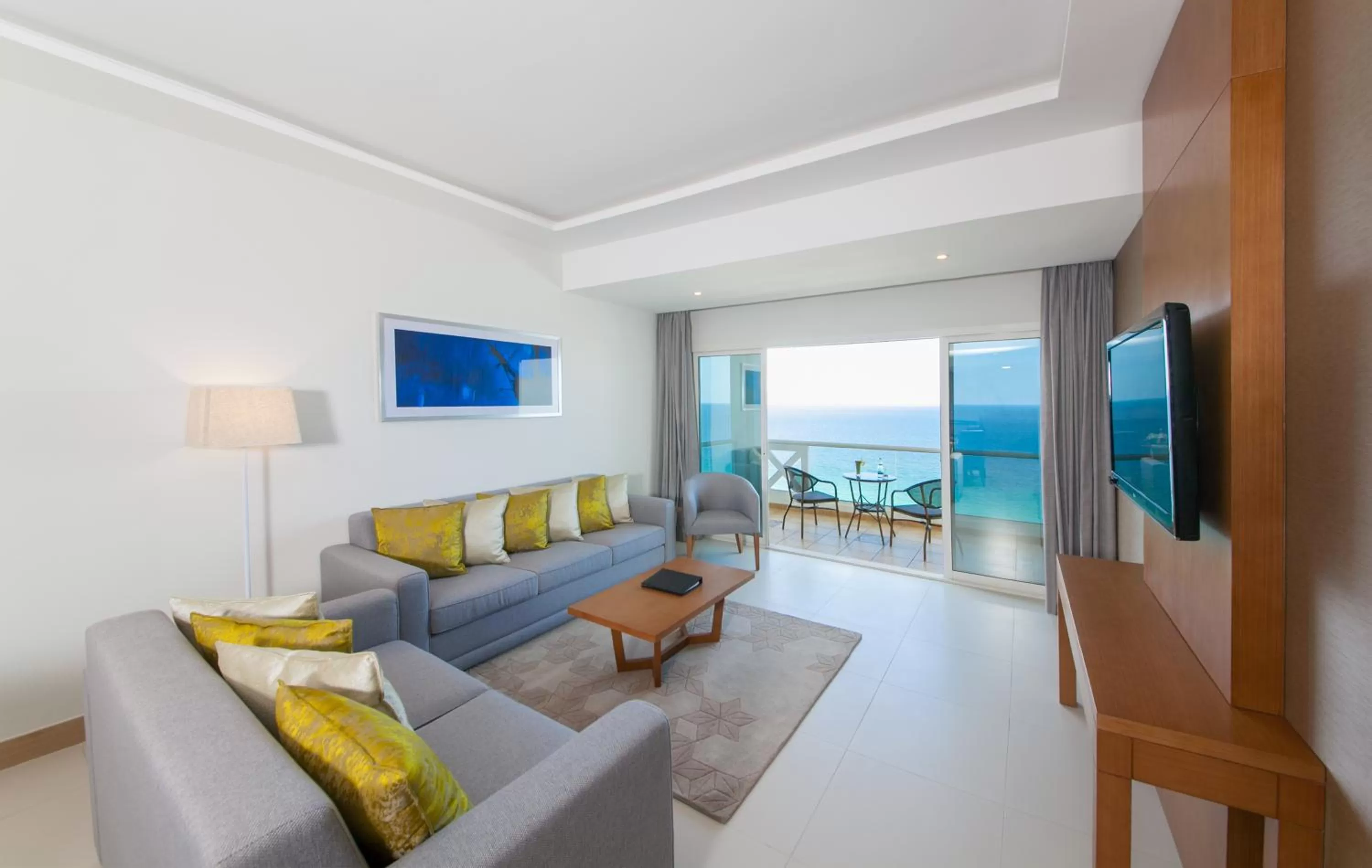 Living room in Ramada by Wyndham Beach Hotel Ajman