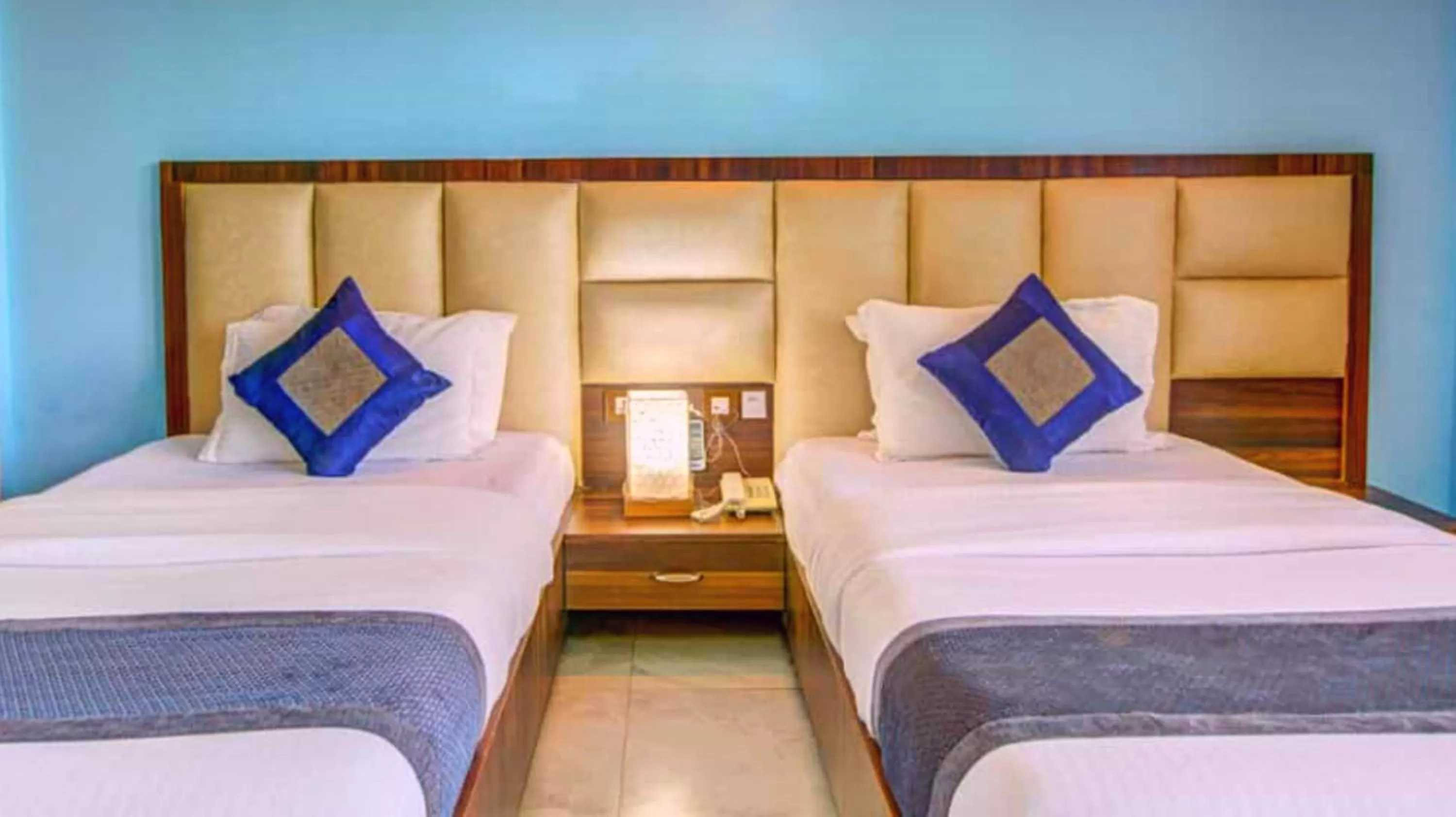 Bed in Pyramid Home Divine - A Wellness Resort