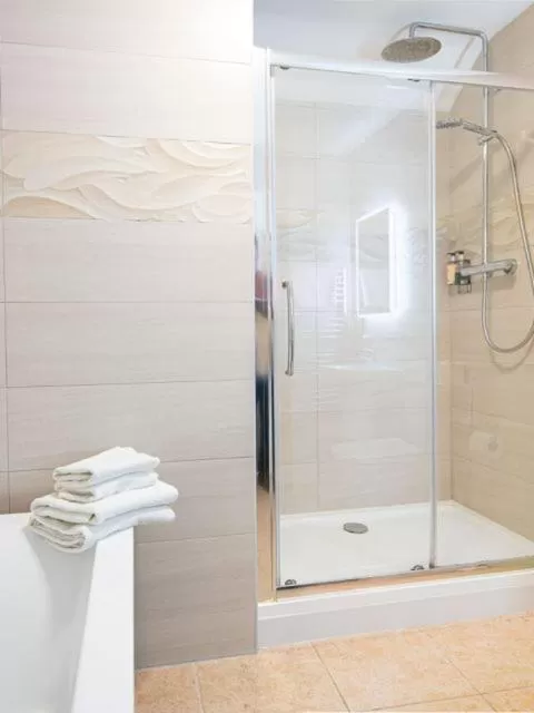 Shower in Gwbert Hotel