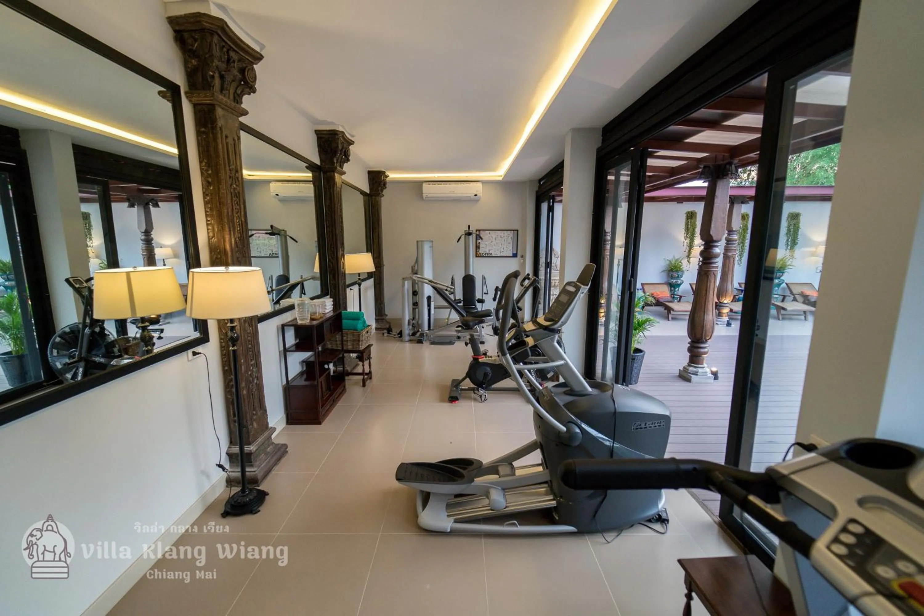 Fitness centre/facilities in Villa Klang Wiang