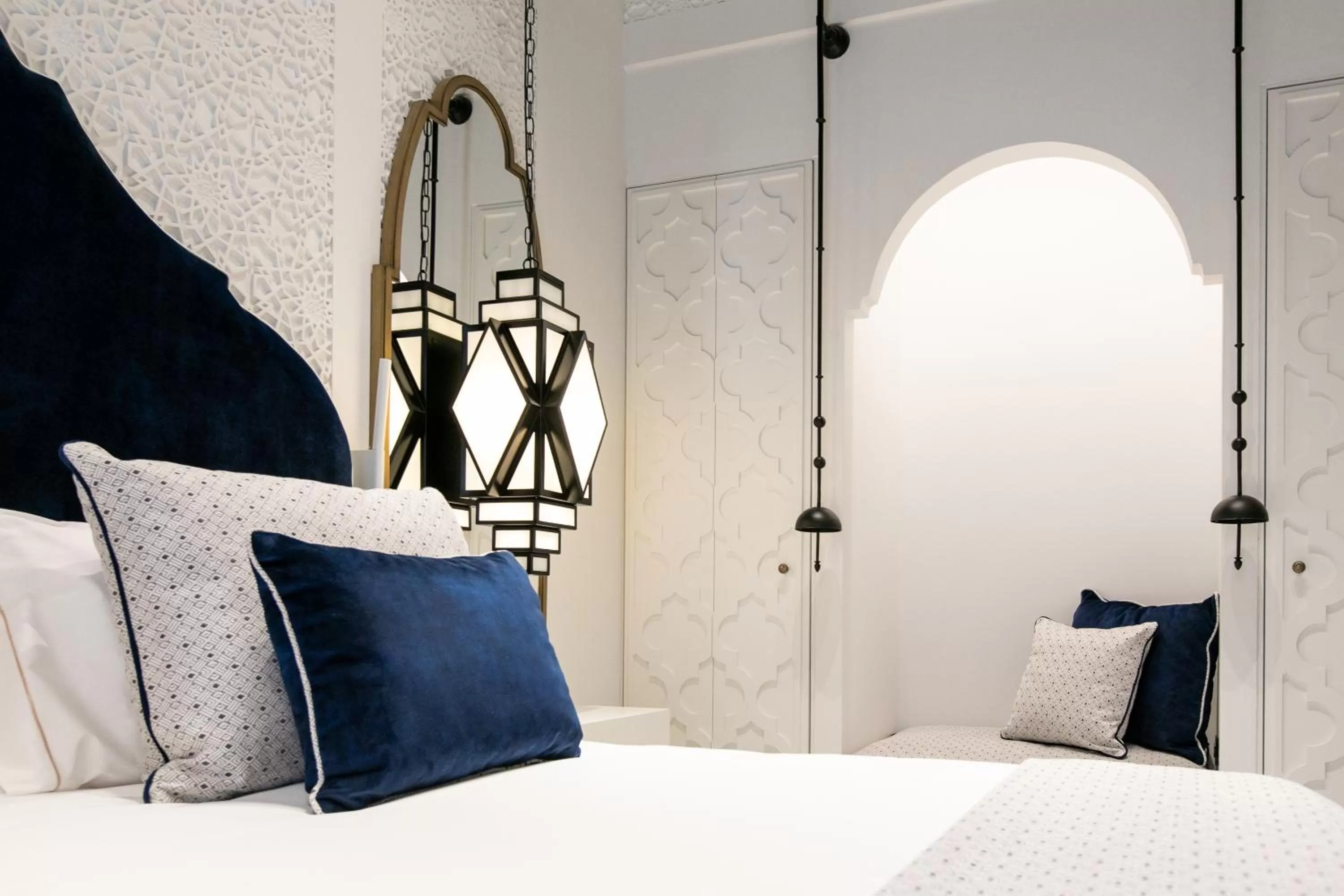 Bed in Hotel Casa Palacio Don Ramón