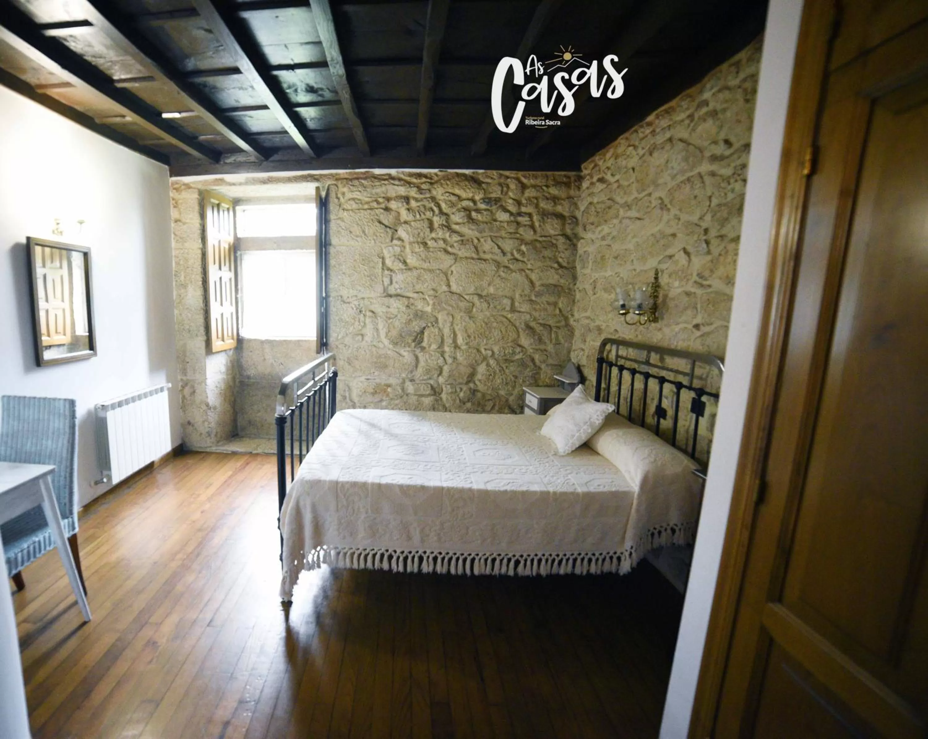 Bed in As Casas Ribeira Sacra