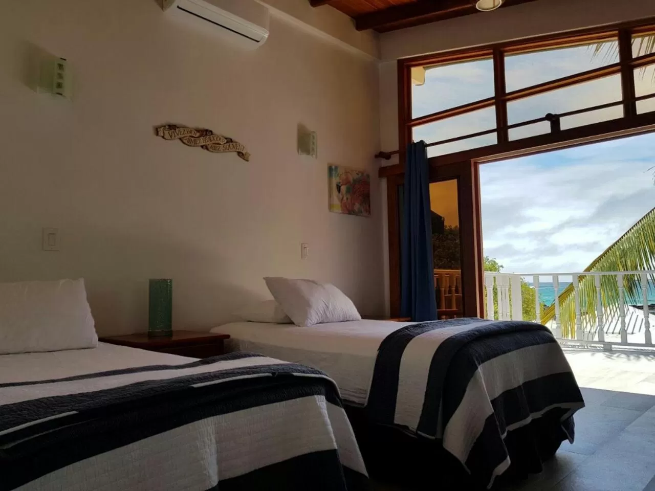 Bed in The Isabela Beach House