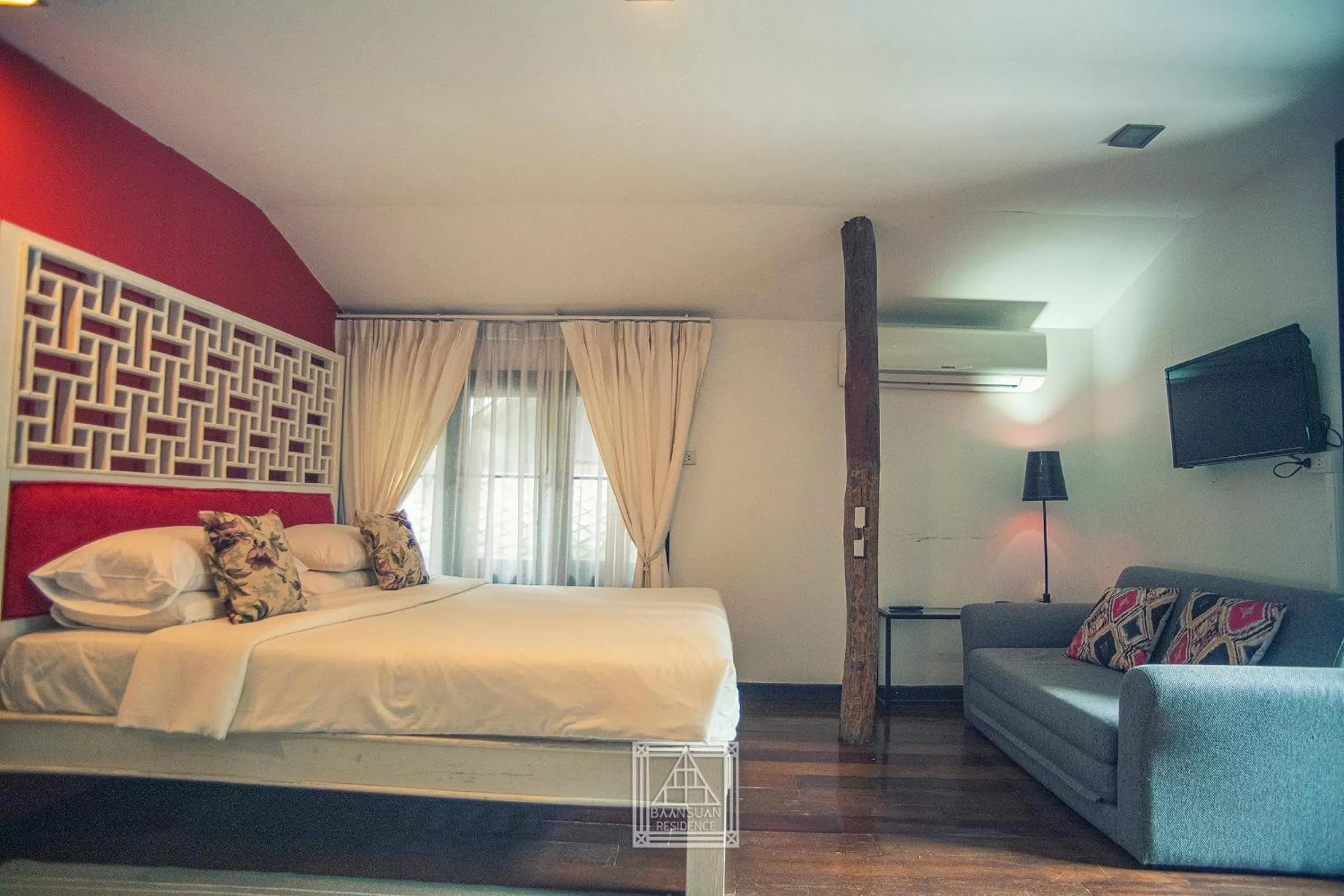 Bedroom, Bed in Baan Suan Residence เฮือนพักบ้านสวน