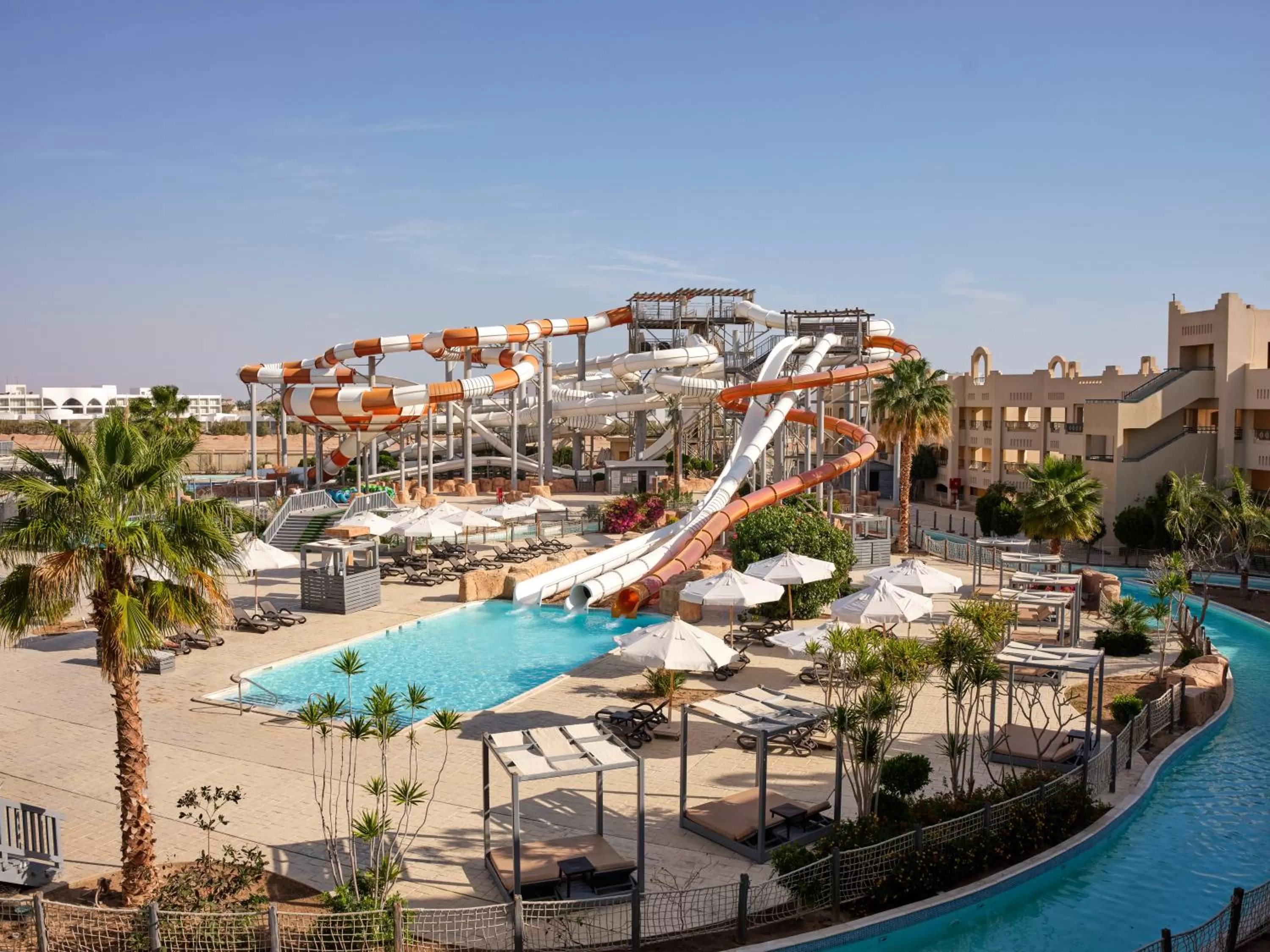 Aqua park in Coral Sea Waterworld Sharm El Sheikh