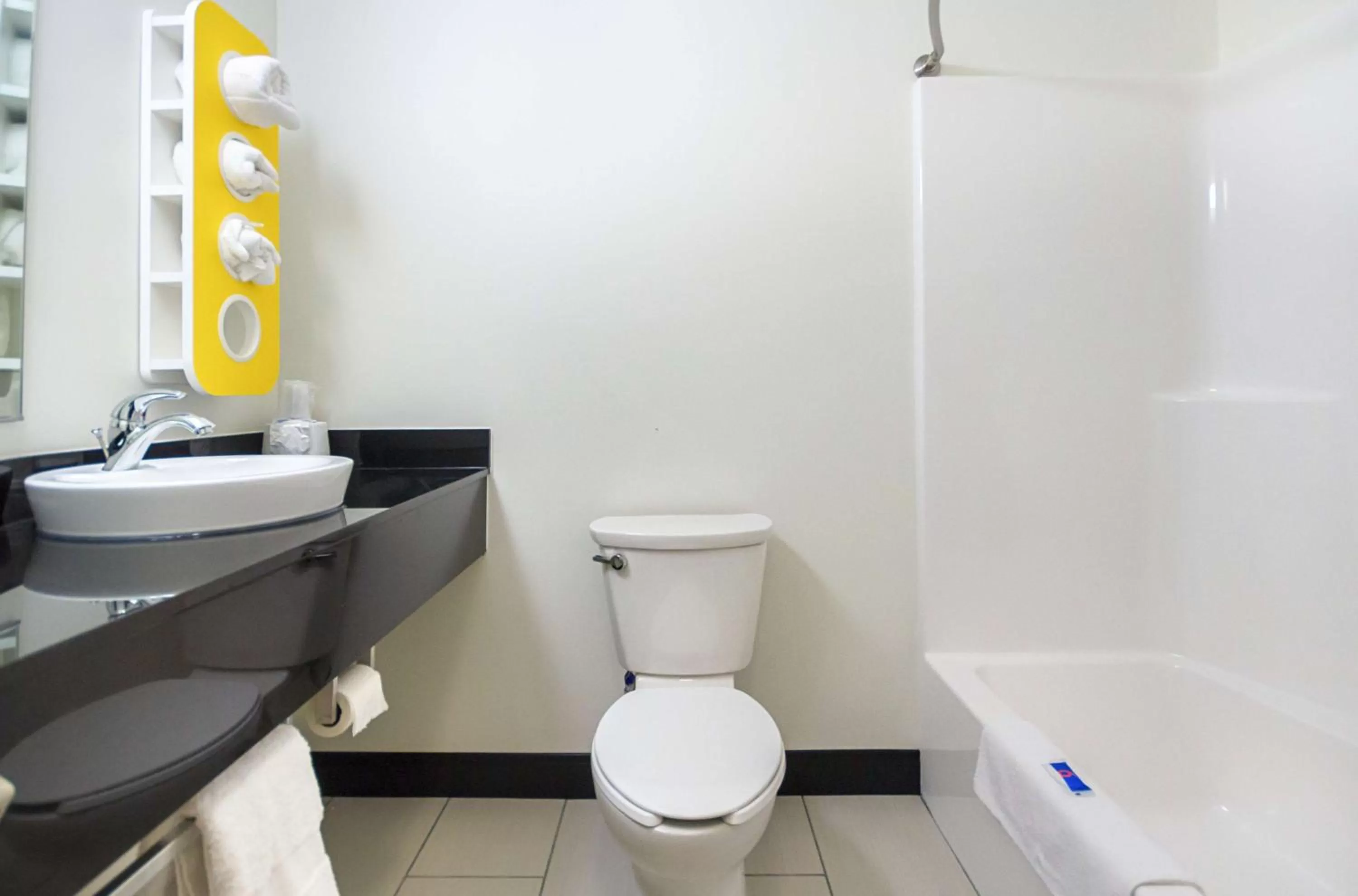 Shower in Motel 6-South Bend, IN - Mishawaka