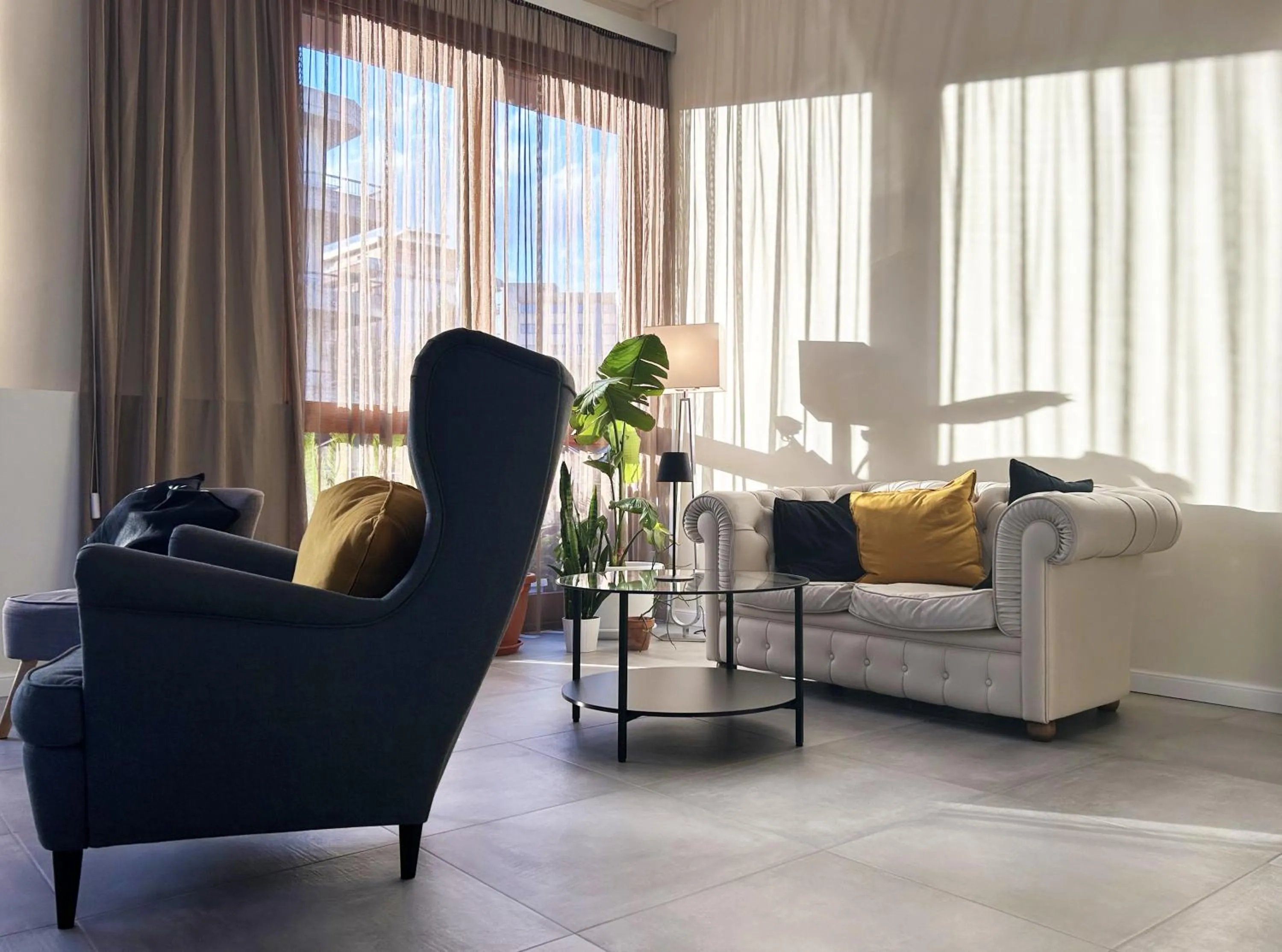 Communal lounge/ TV room in Hotel Franchi