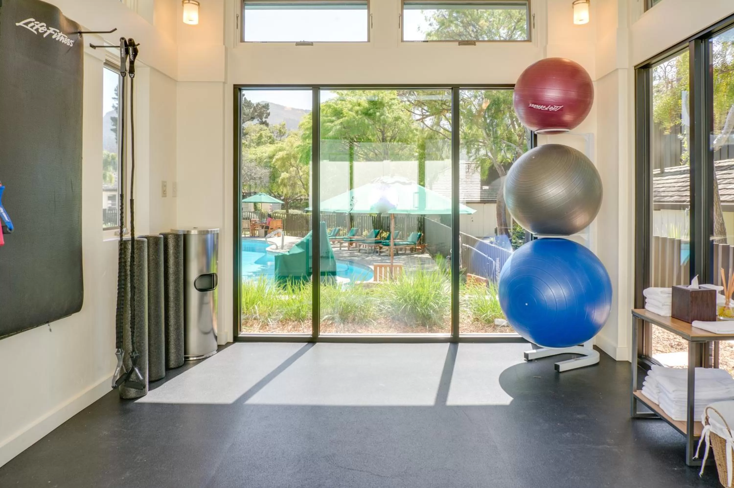 Fitness centre/facilities in The Quail Lodge