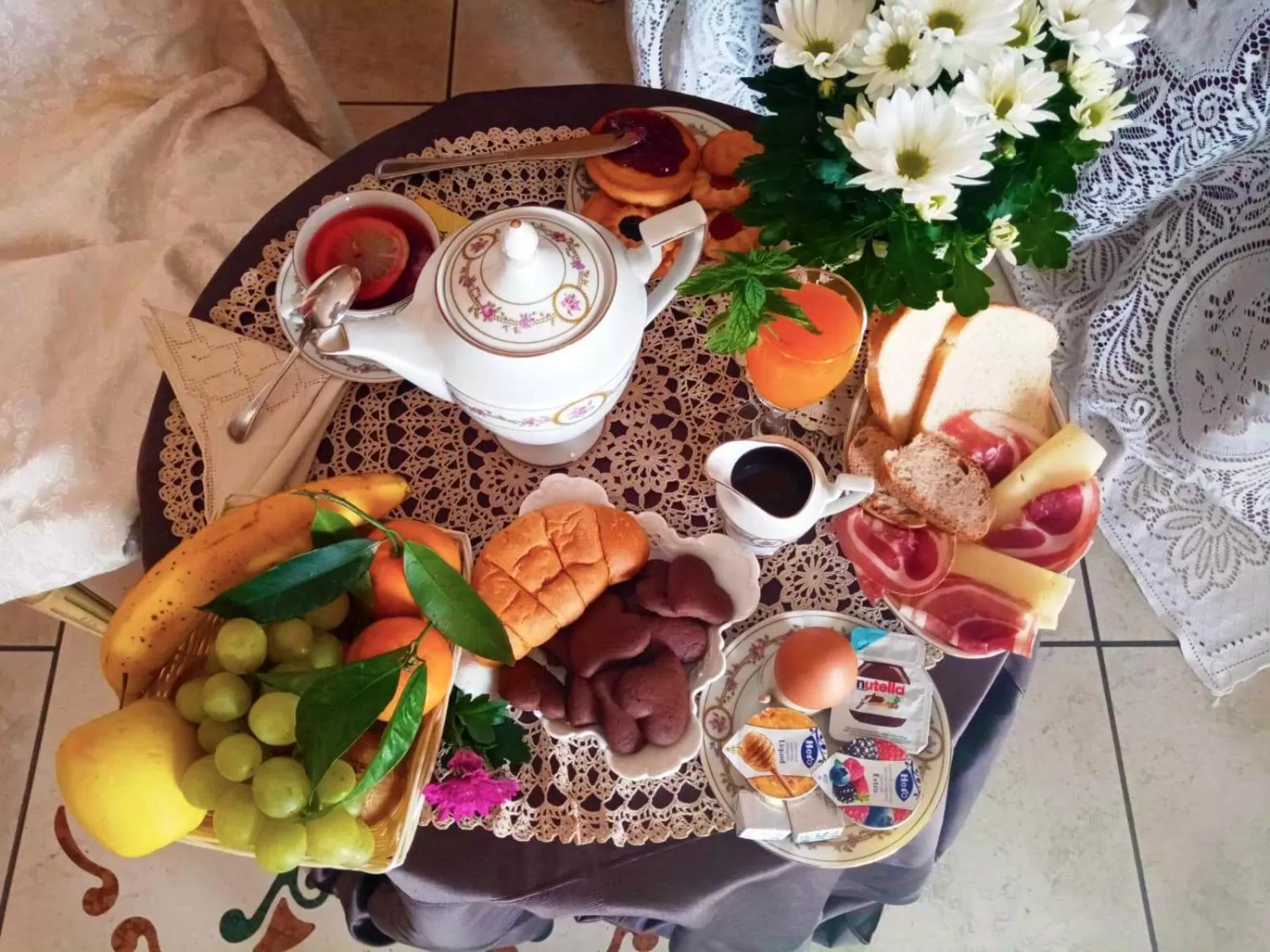 Breakfast in B&B Maison Villa Vittorio