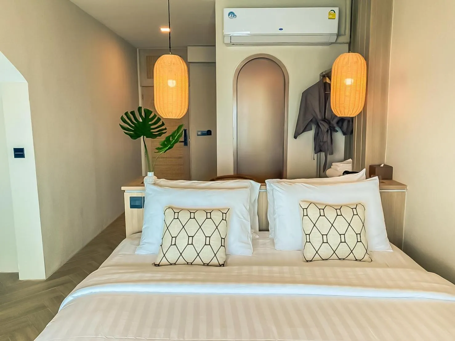 Bed in Maldives Beach Resort