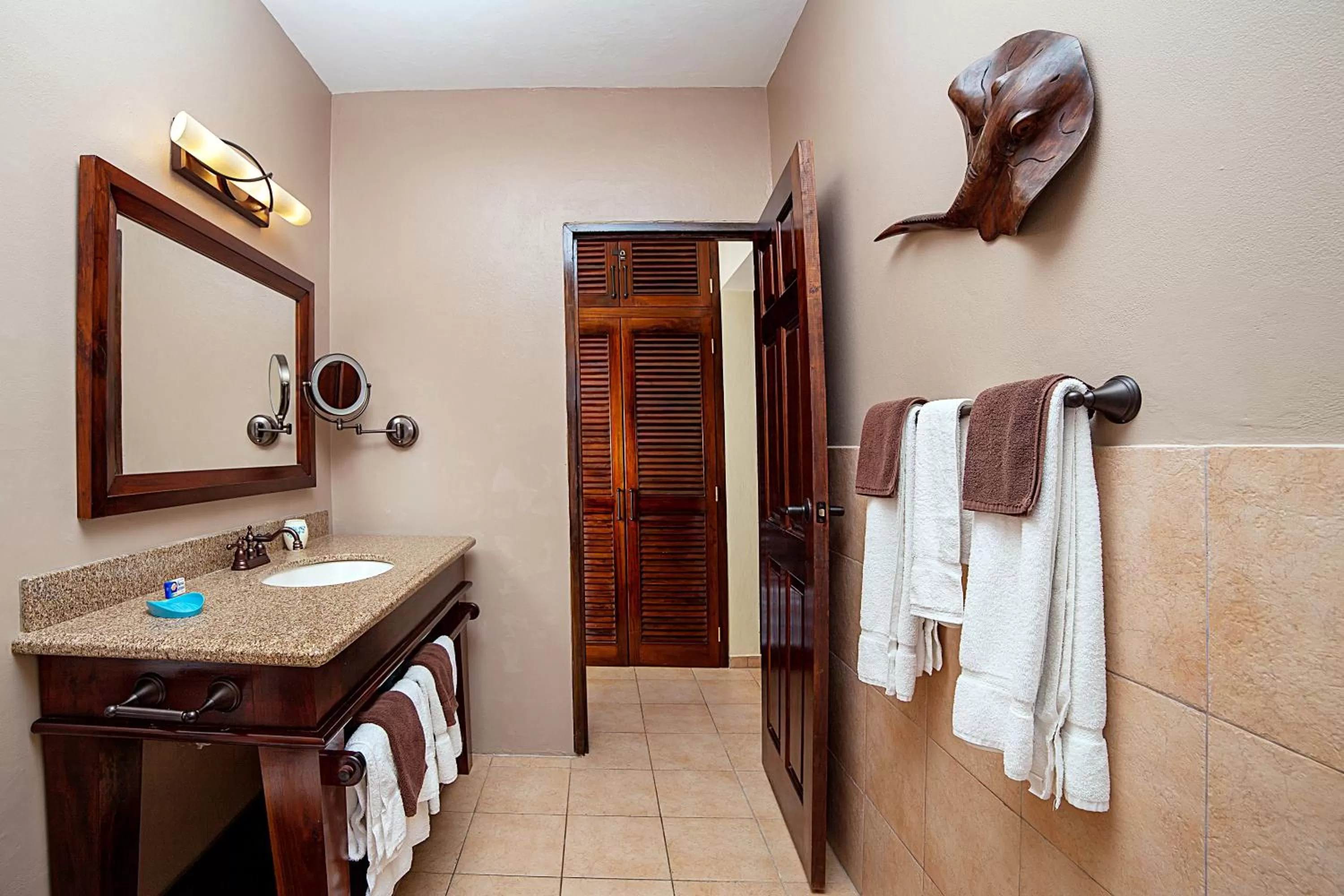 Bathroom in Beach House Condos, Negril