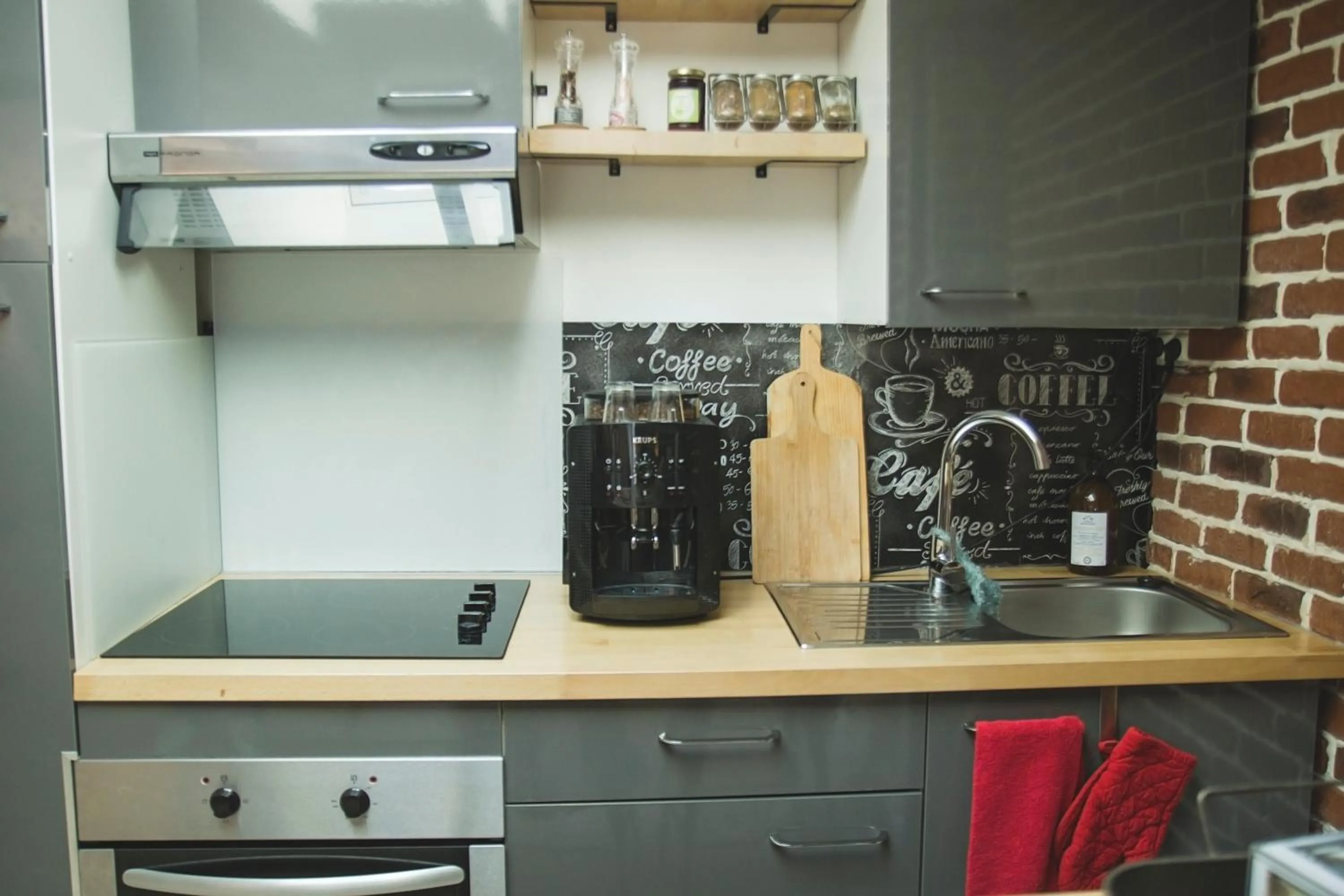 Kitchen or kitchenette in La Fabrique - Les Loges Normandes