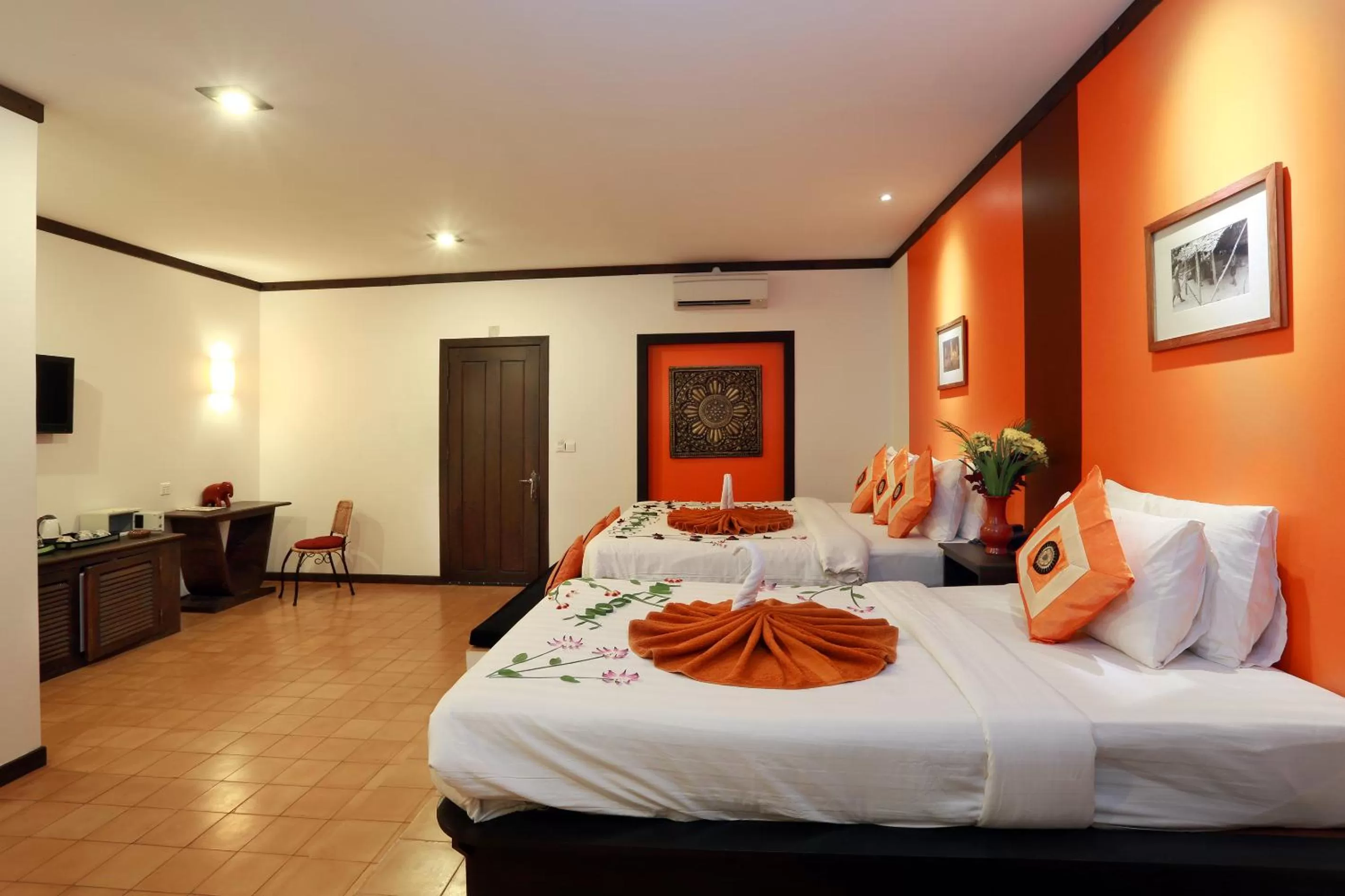 Bedroom in Residence Indochine D'angkor