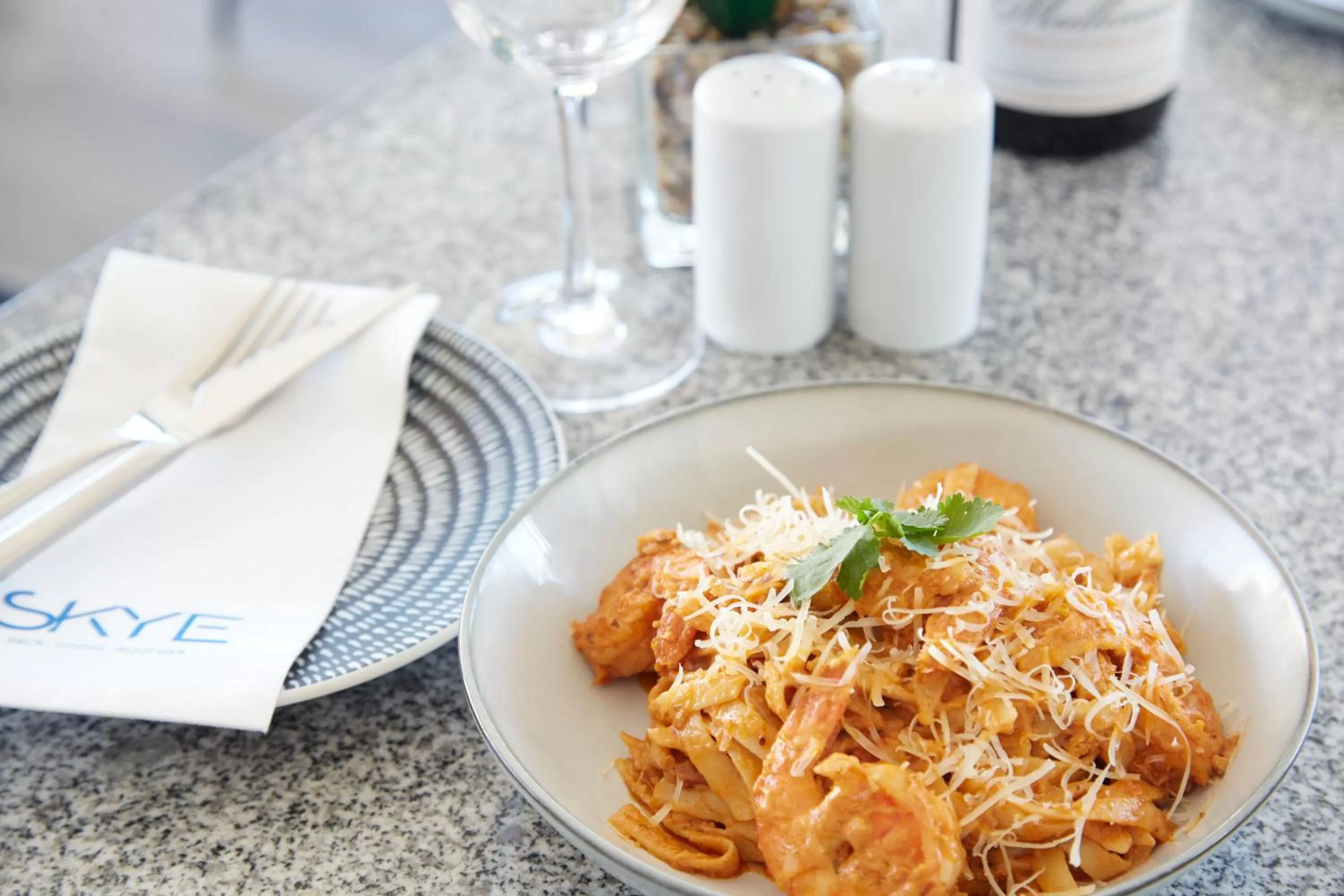 Food and drinks in The Hyde All Suite Hotel