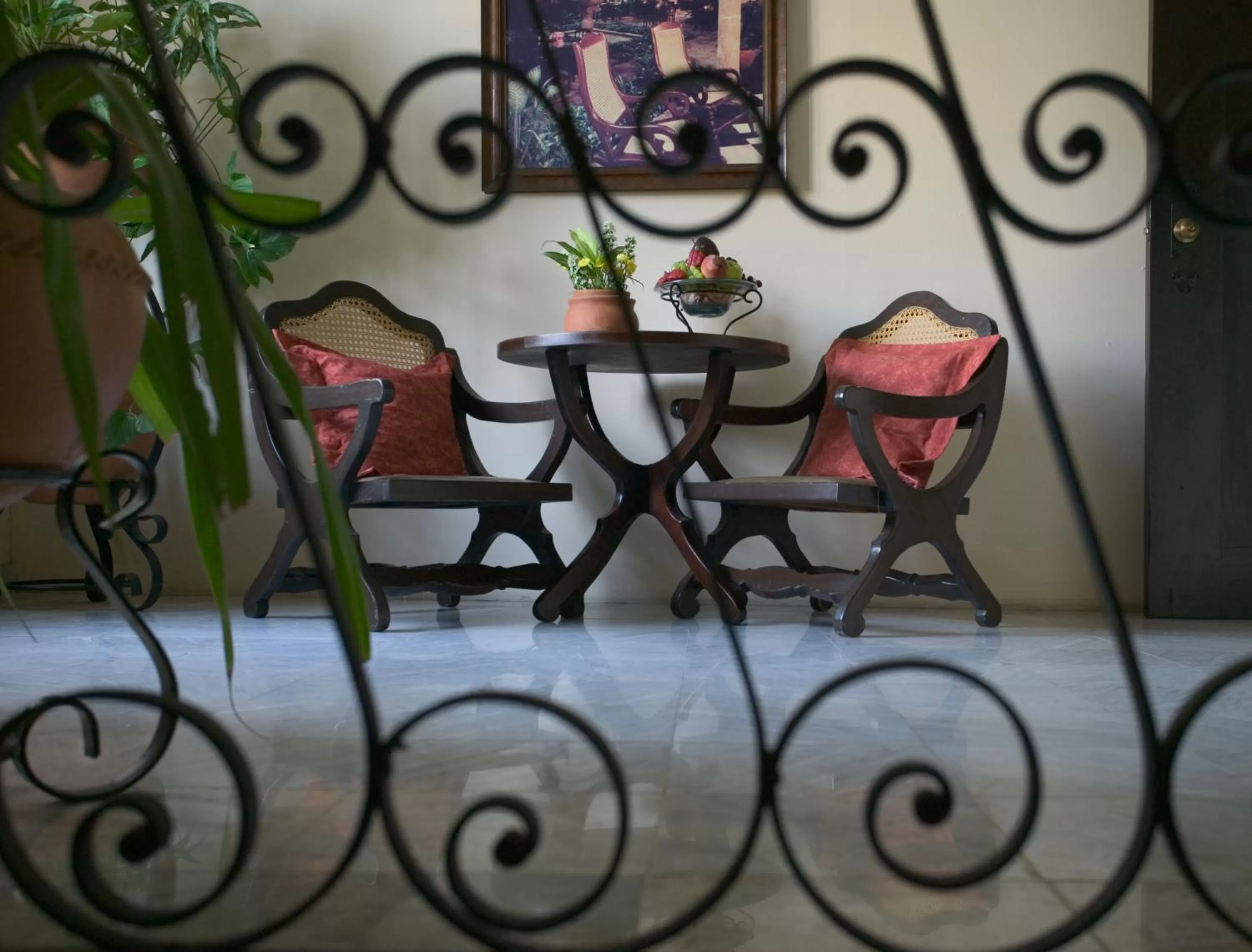 Decorative detail in Casa del Balam Merida