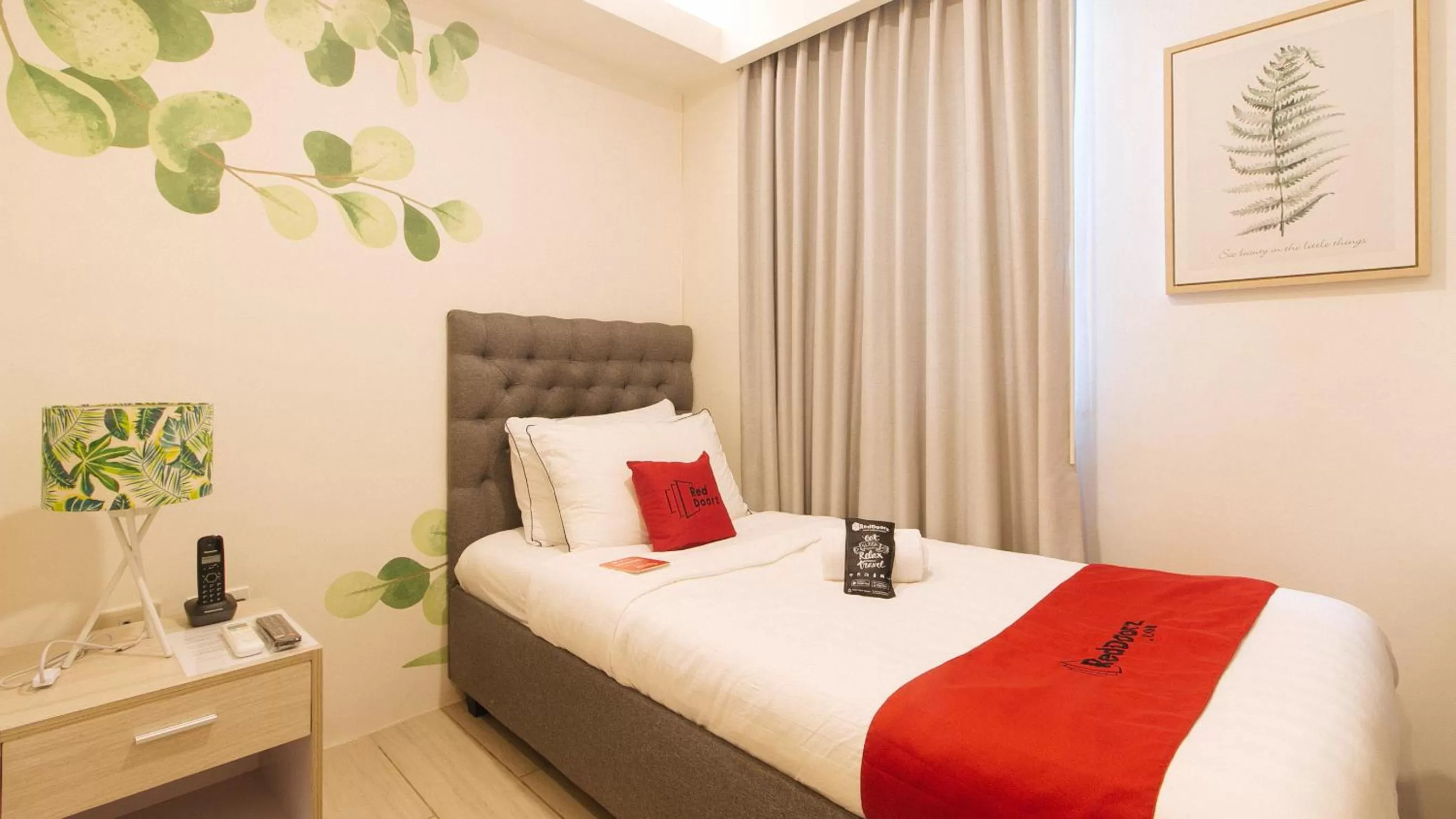 Photo of the whole room, Bed in RedDoorz Plus at La Belle Residences Makati City