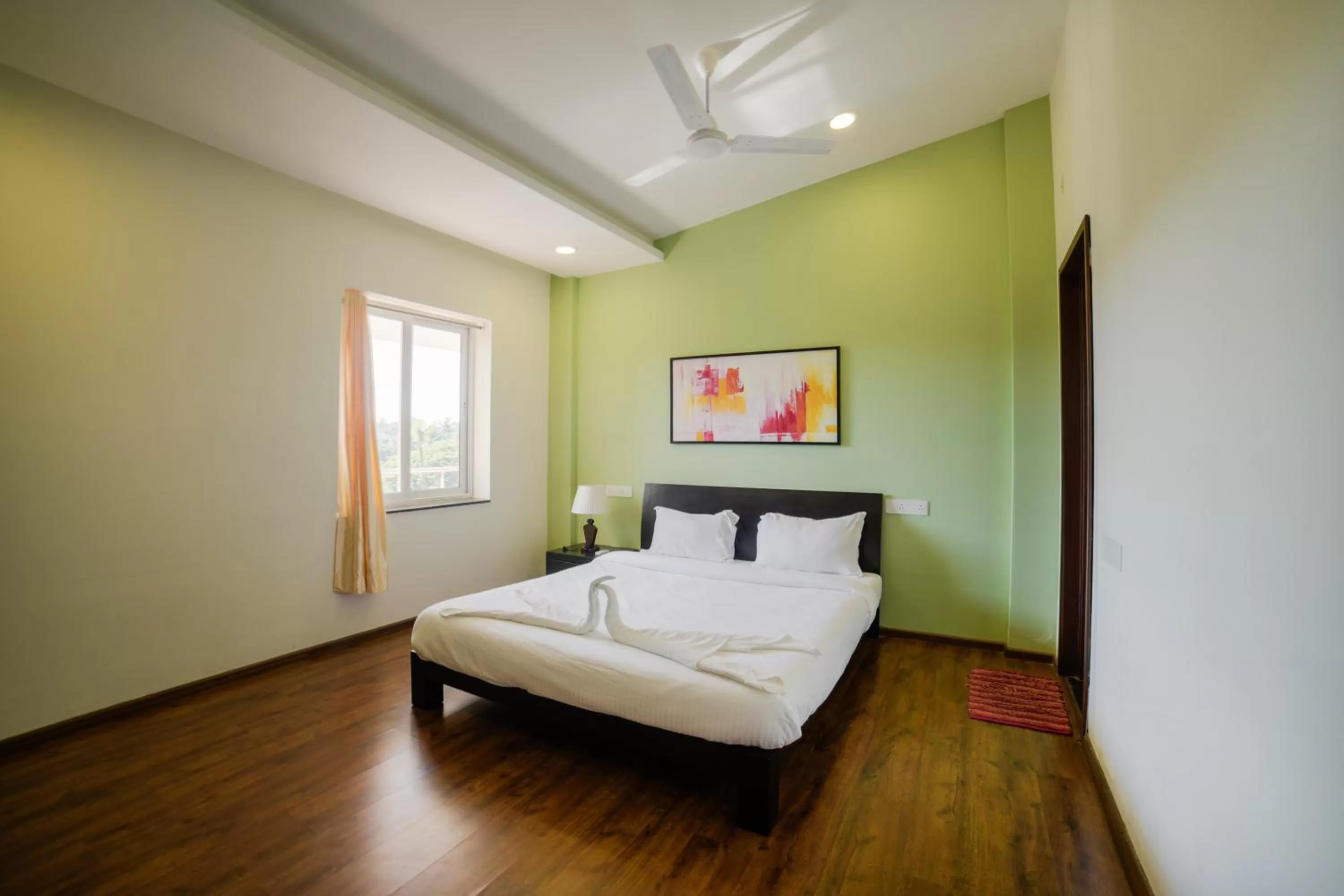 Bedroom, Bed in Eternal wave by HappyInch