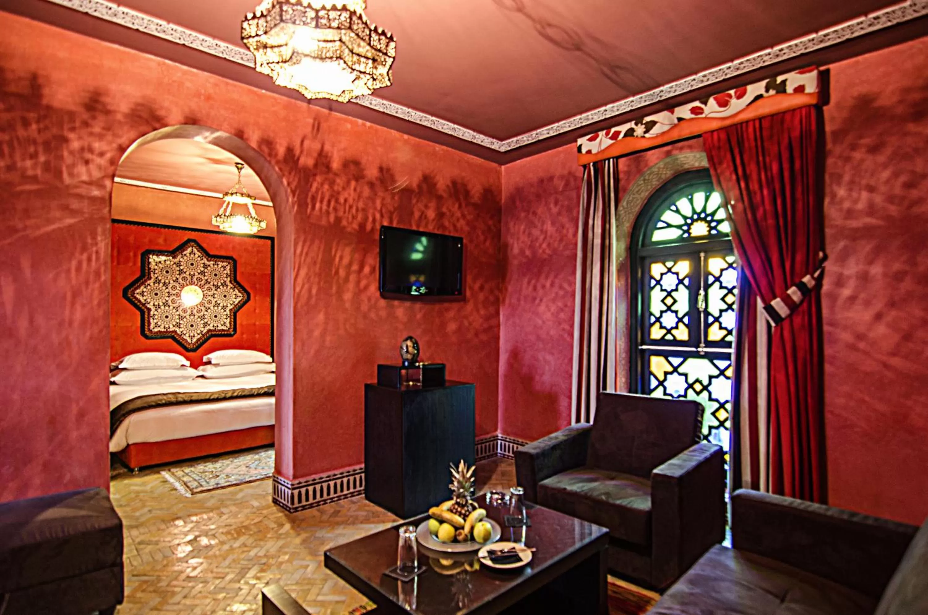 Bed in Palais Ommeyad Suites & Spa