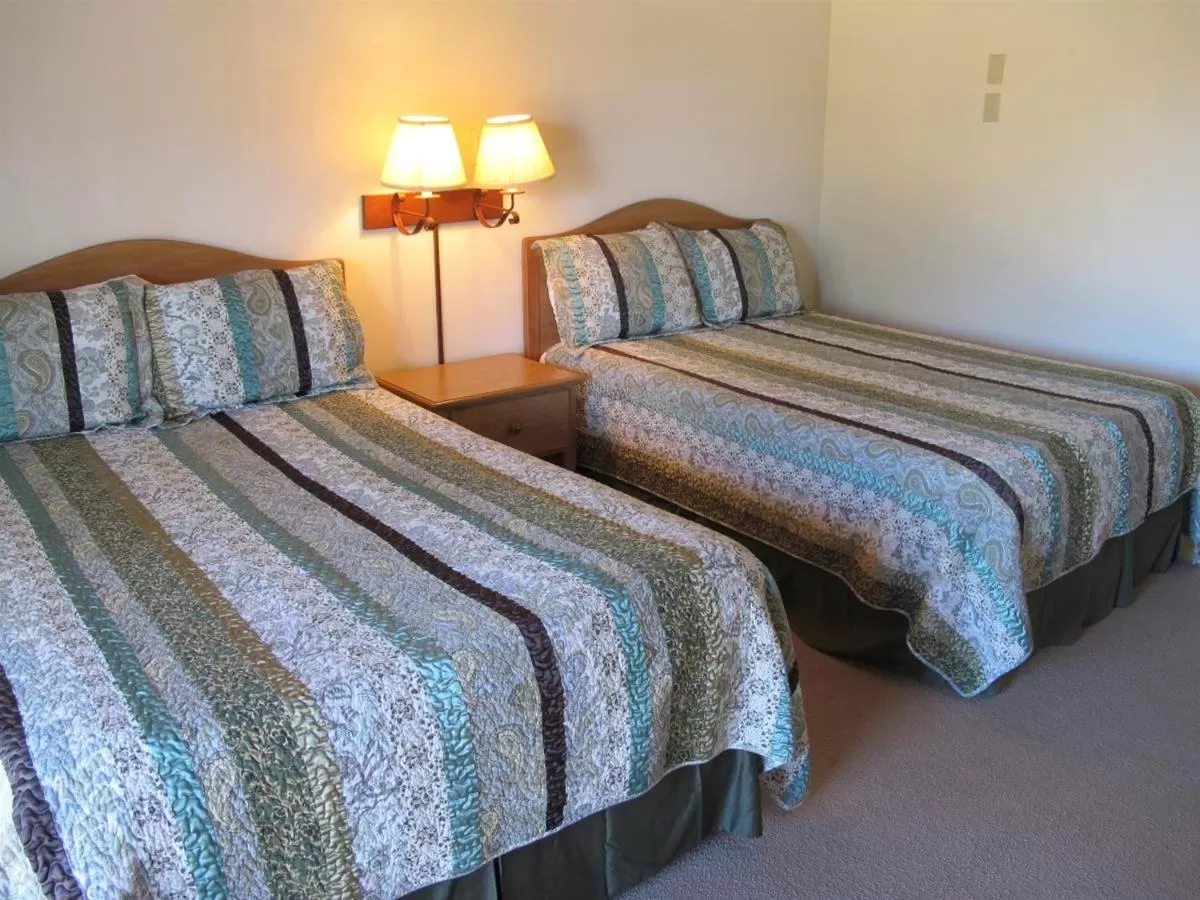 Bed in Stage Stop Inn