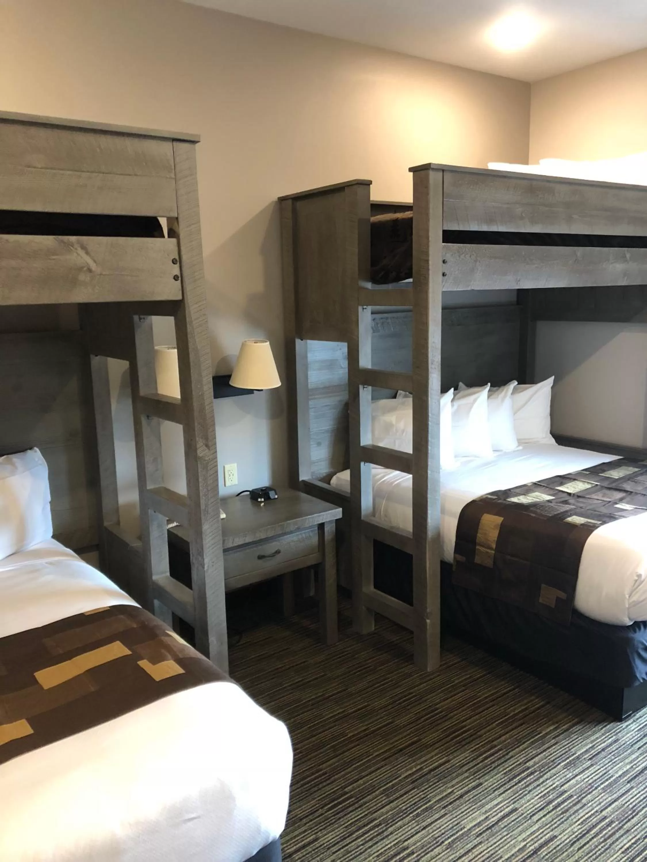 Bed in Kelly Inn West Yellowstone