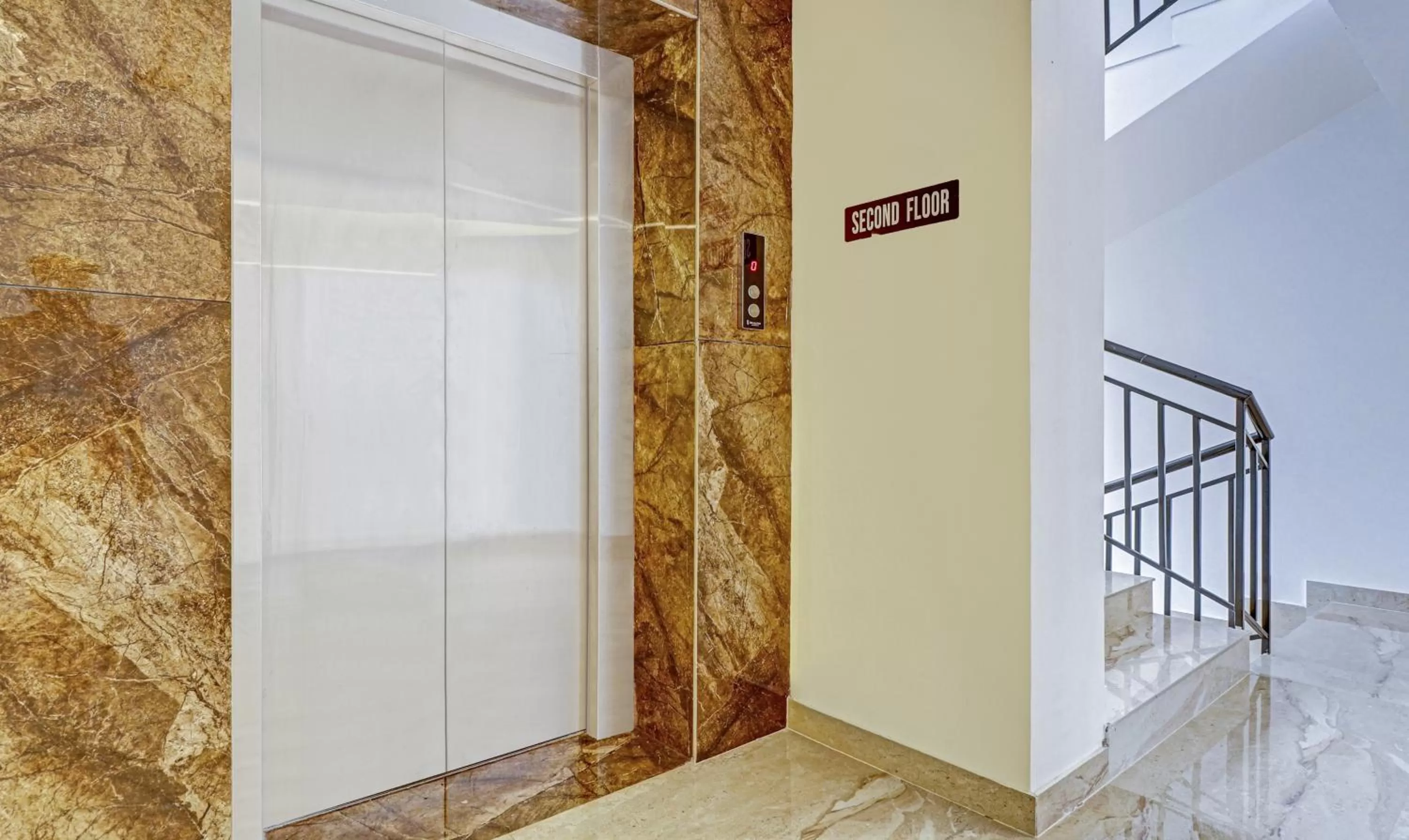 elevator, Bathroom in Treebo Trend Sreepathi Mayoogha