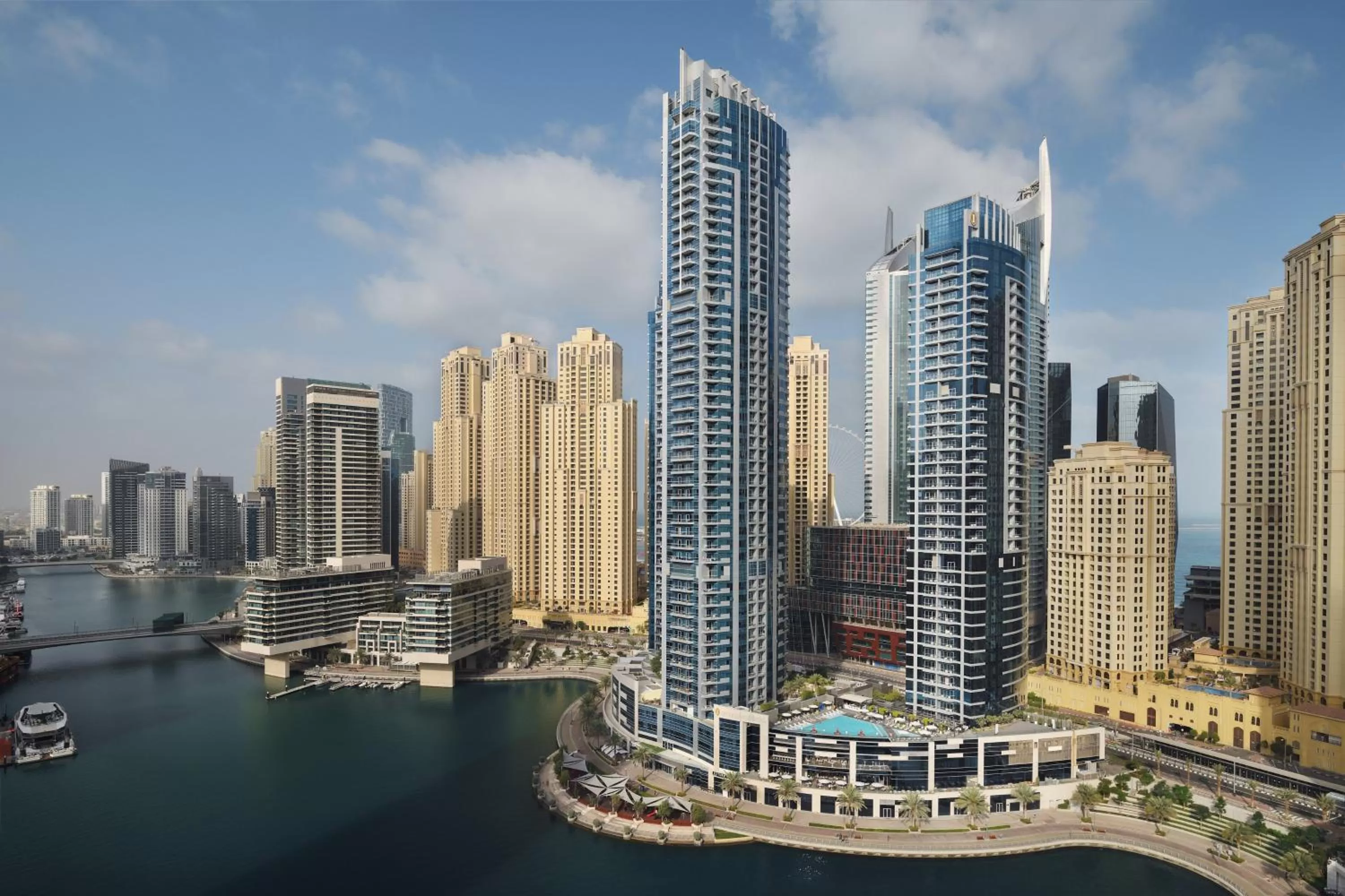 Property building in InterContinental Dubai Marina by IHG