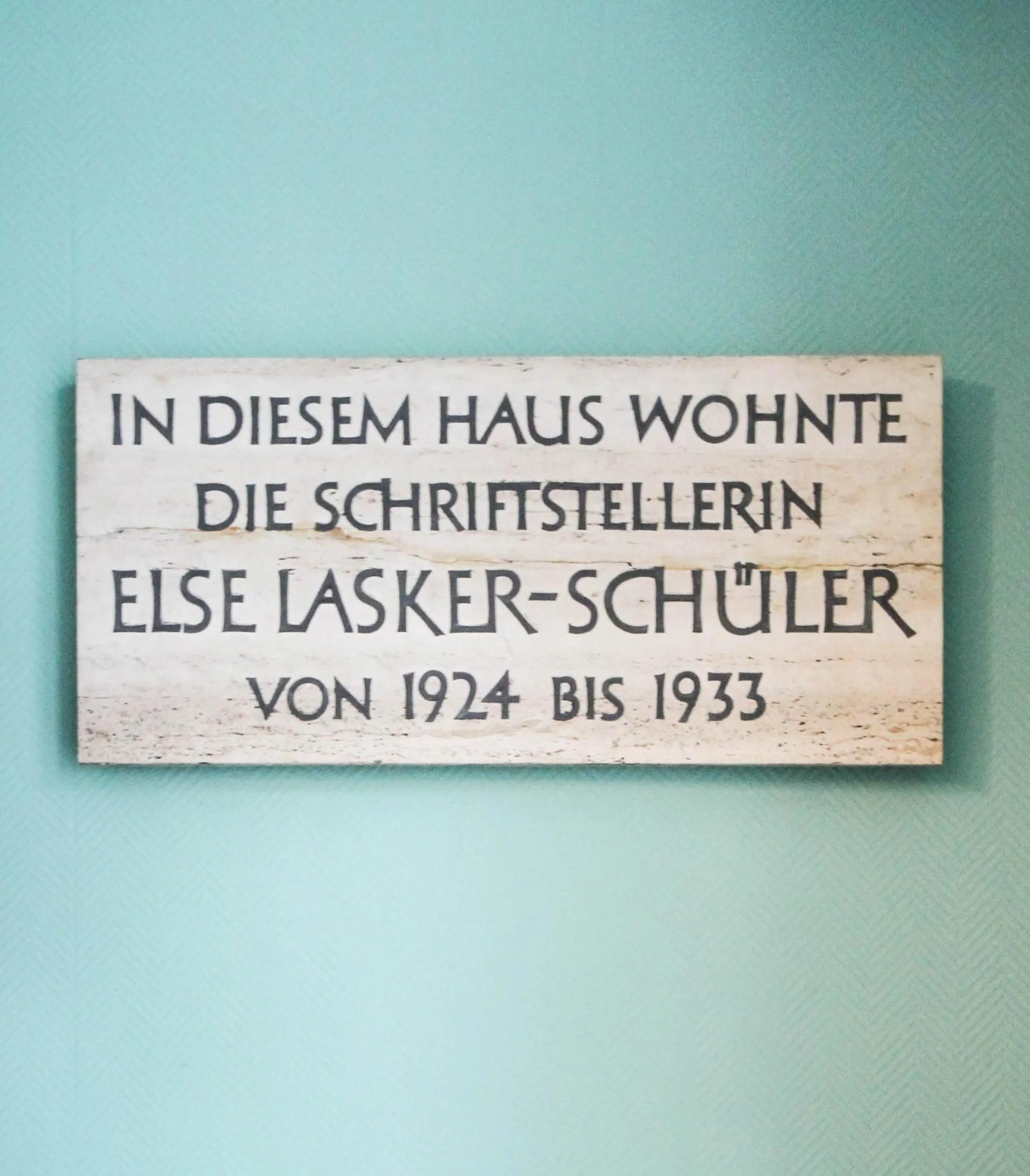 Decorative detail in Hotel Sachsenhof