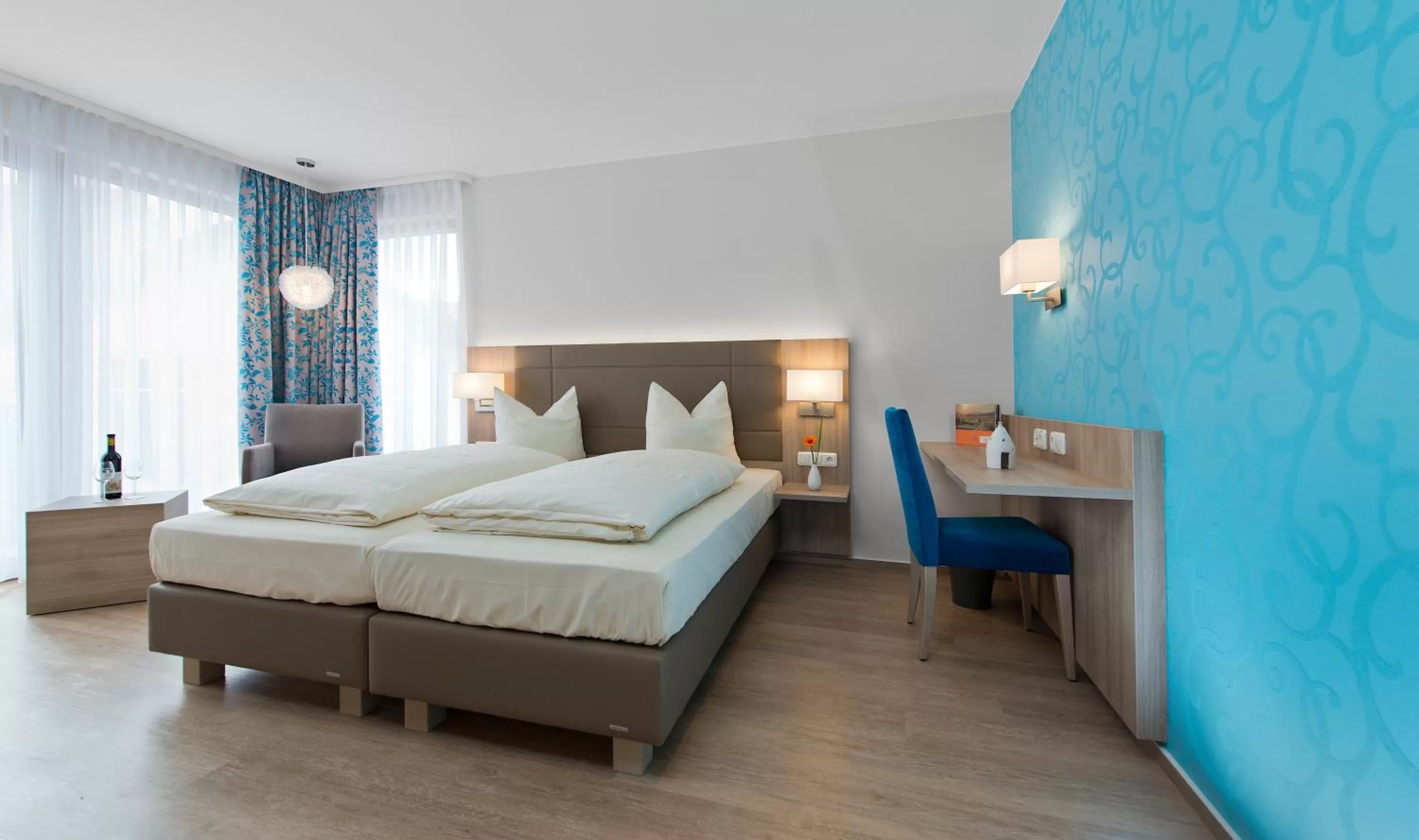 Bed in Landhotel im Klostereck Strubel-Roos