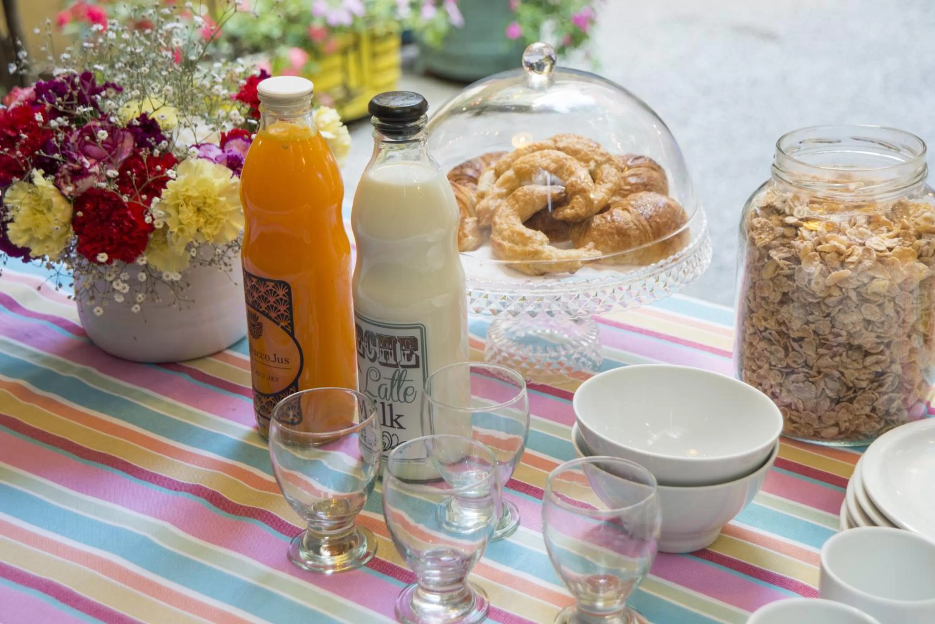 Food and drinks in Lina's Tango Guesthouse