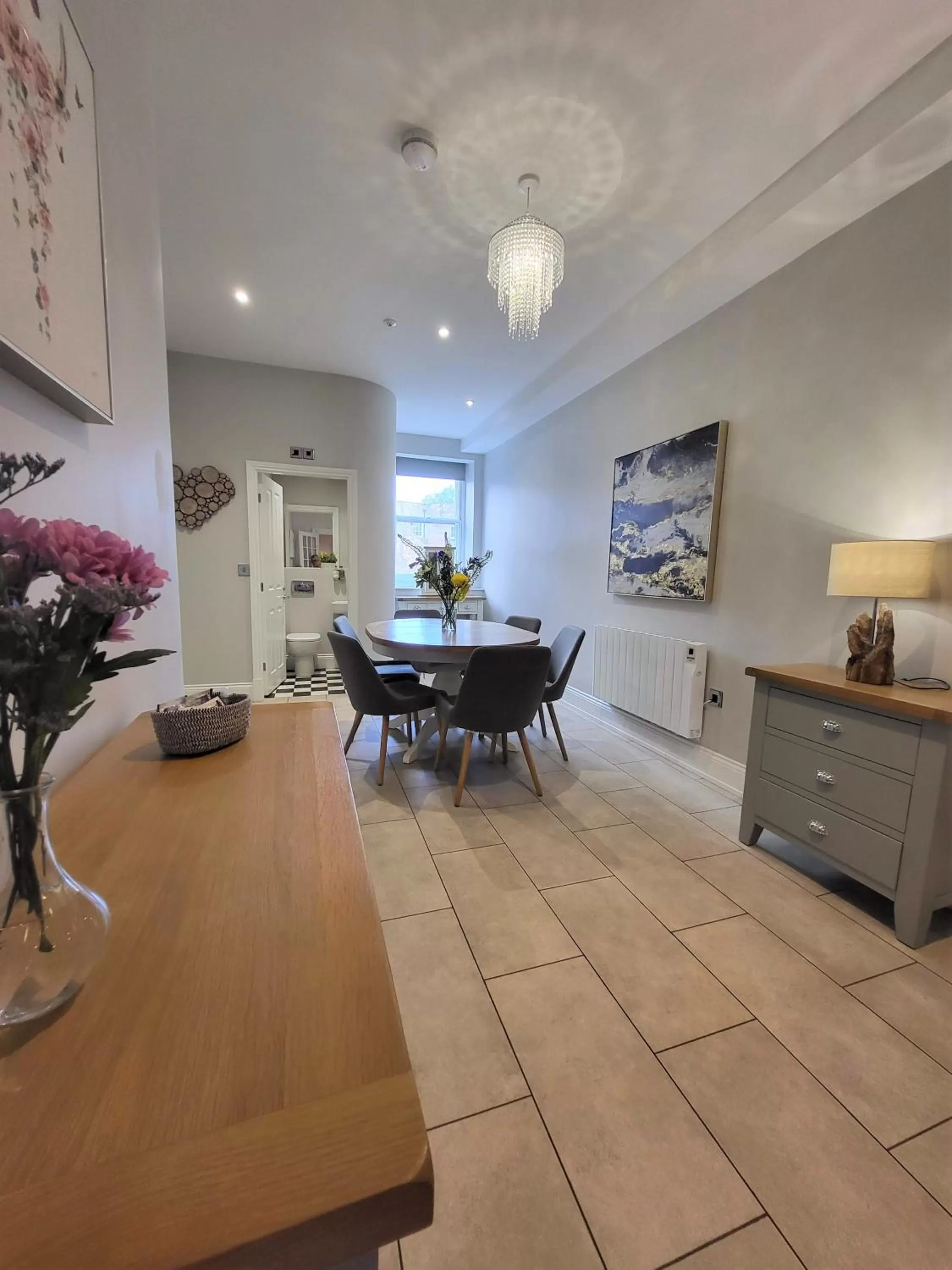 Seating area in Goodramgate Apartments