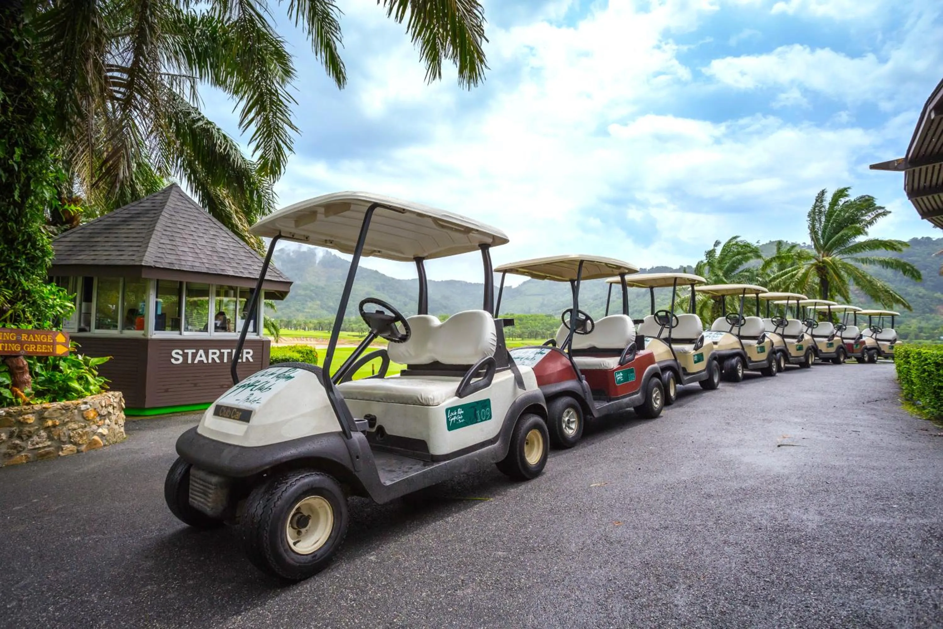 Golfcourse in Tinidee Golf Resort Phuket