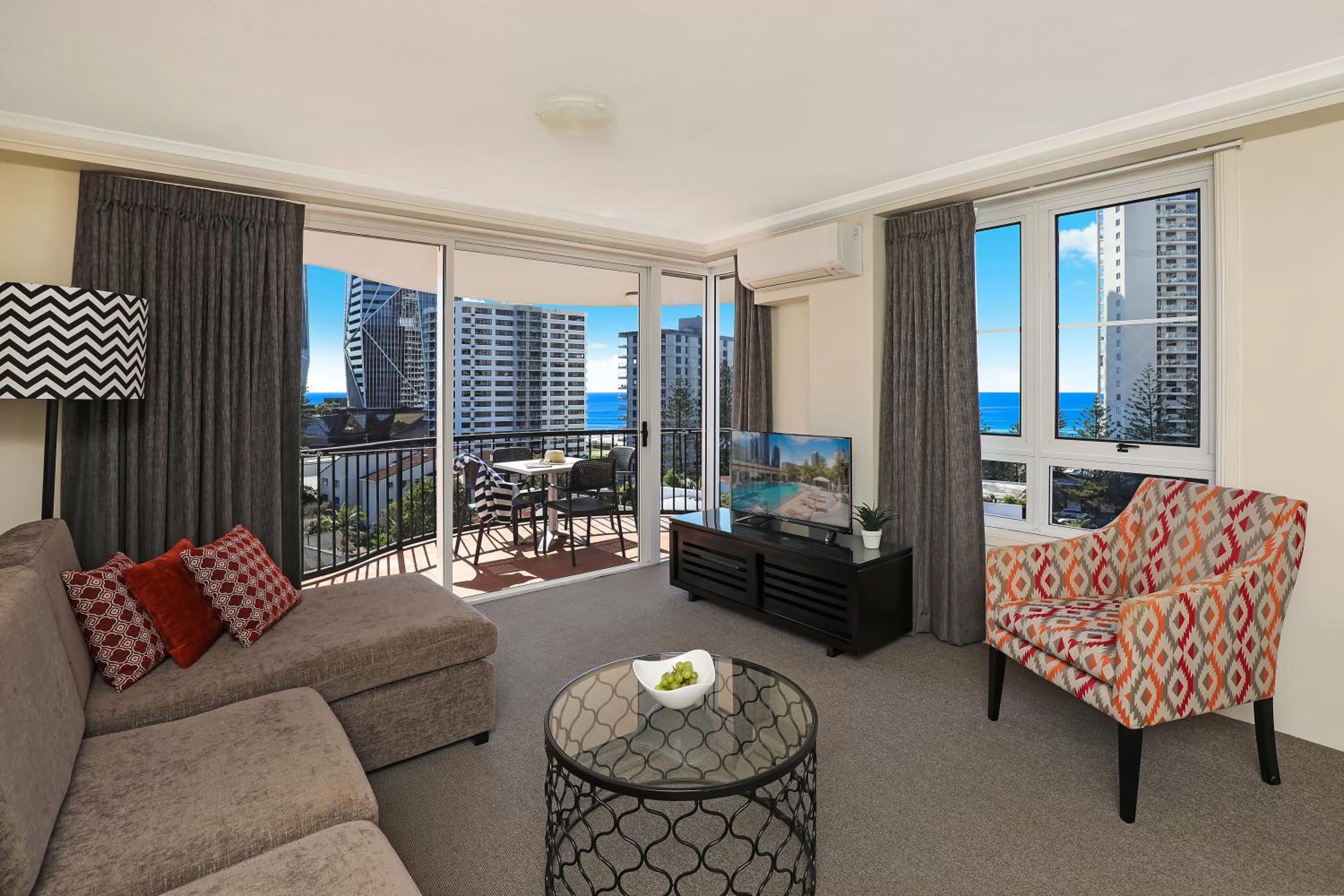 Living room in Marrakesh Apartments